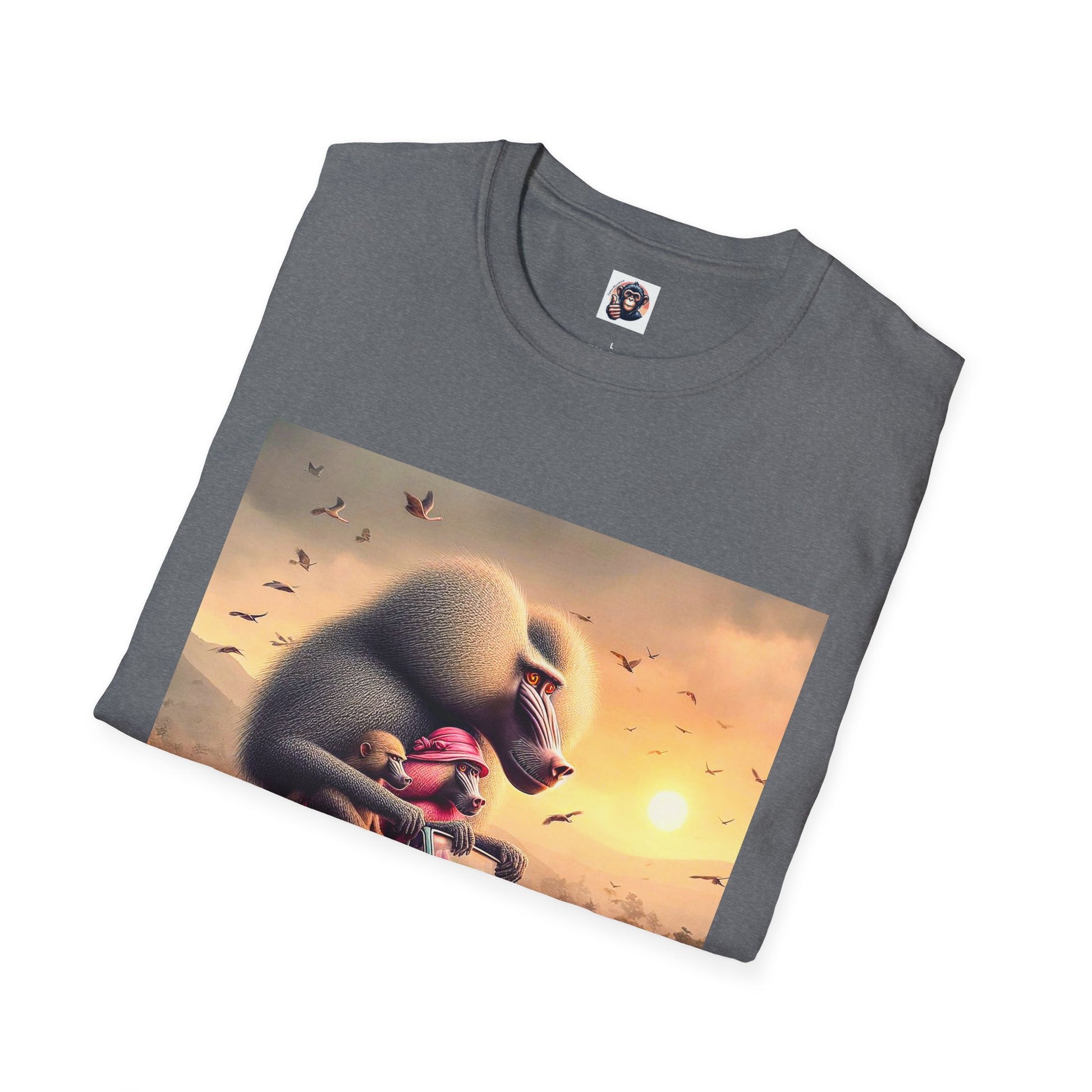 Wacky Baboon T-Shirt Printify   