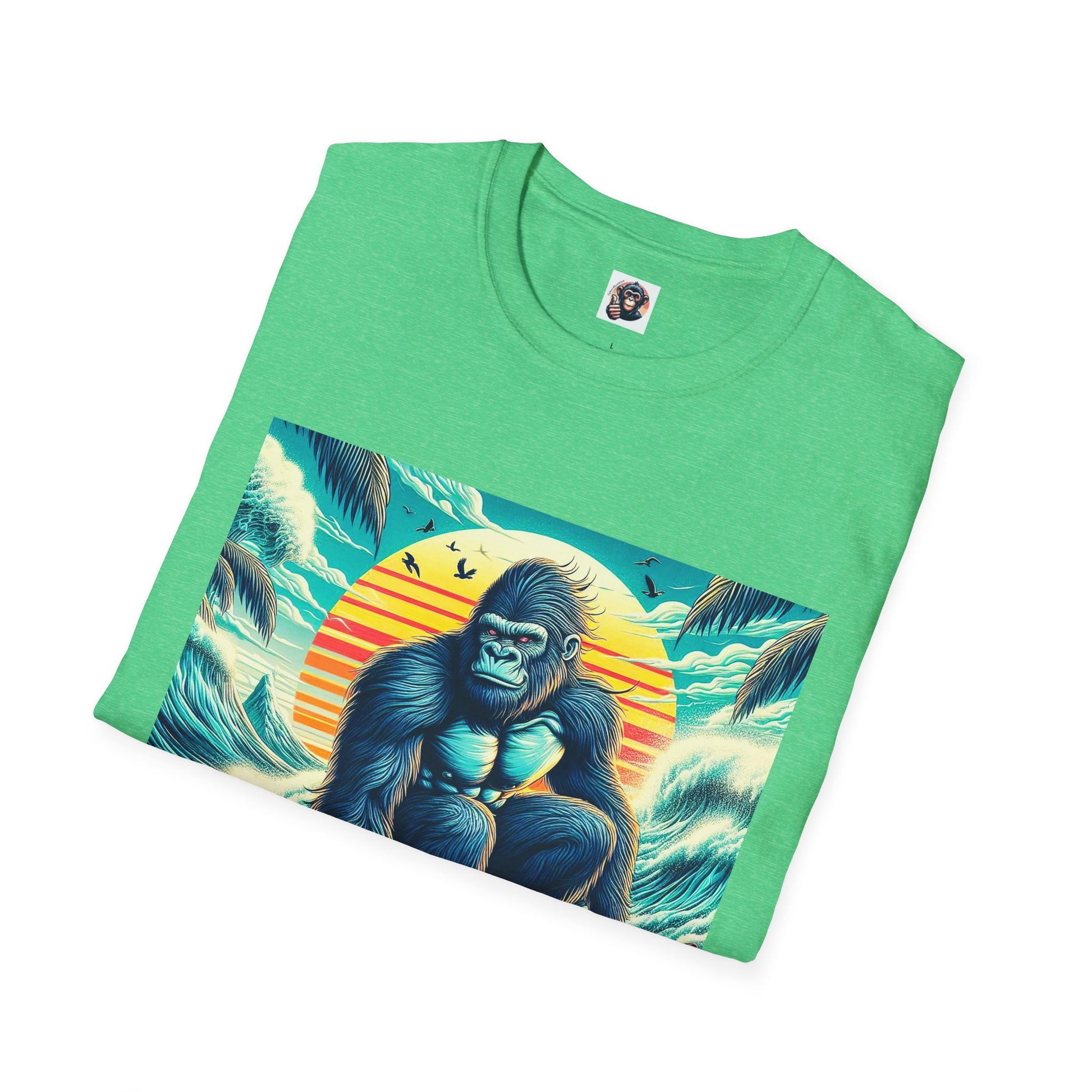 Gorilla T-Shirt Printify   