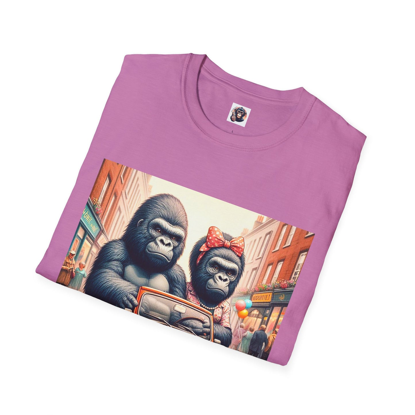 Wacky Gorilla T-Shirt Printify   