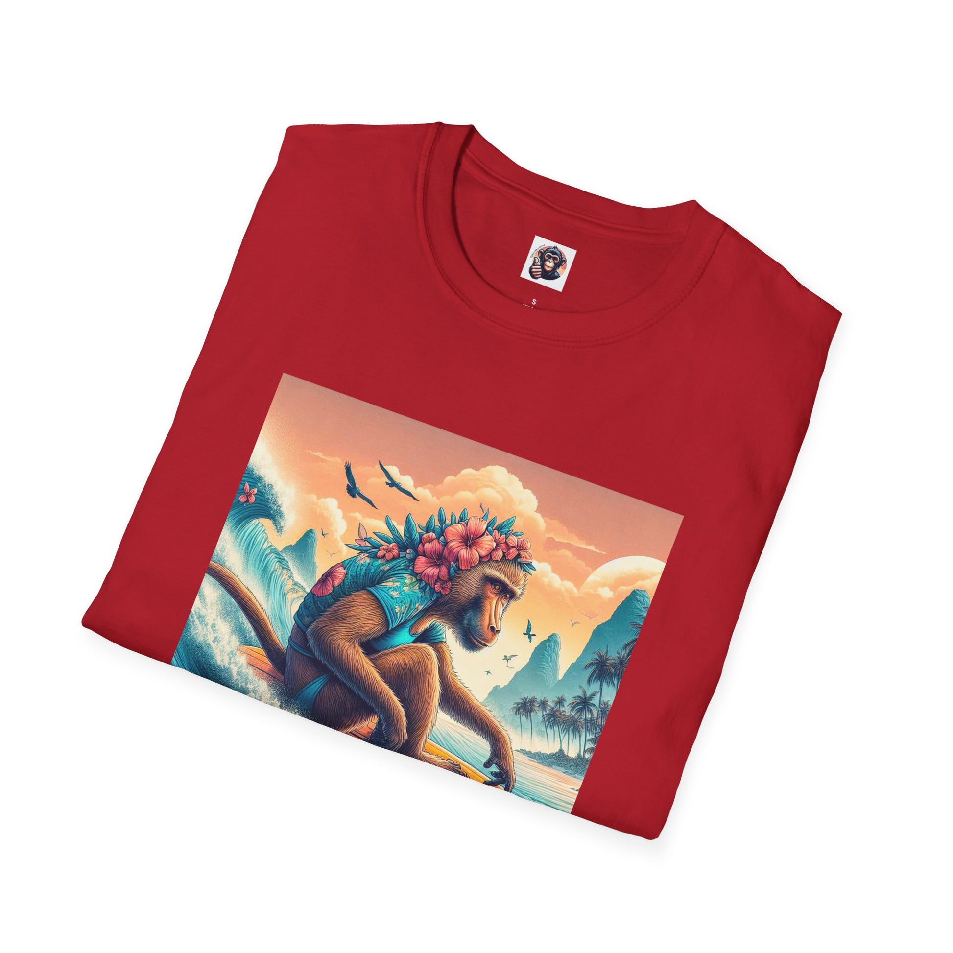 Baboon T-Shirt Printify   