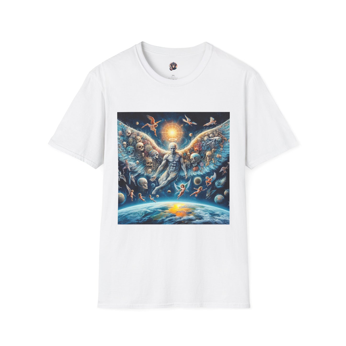 Homo Sapiens T-Shirt Printify S White 