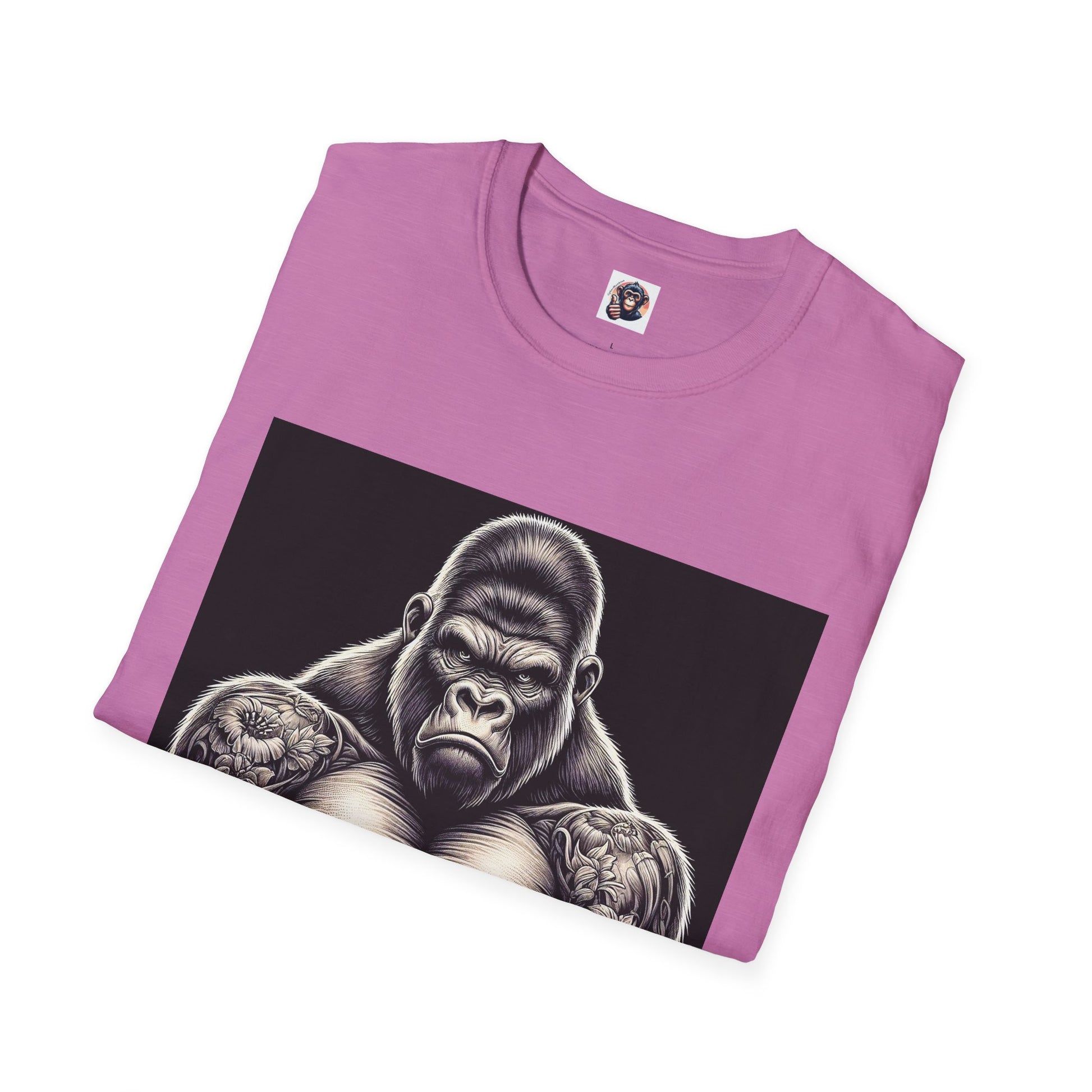 Gorilla T-Shirt Printify   