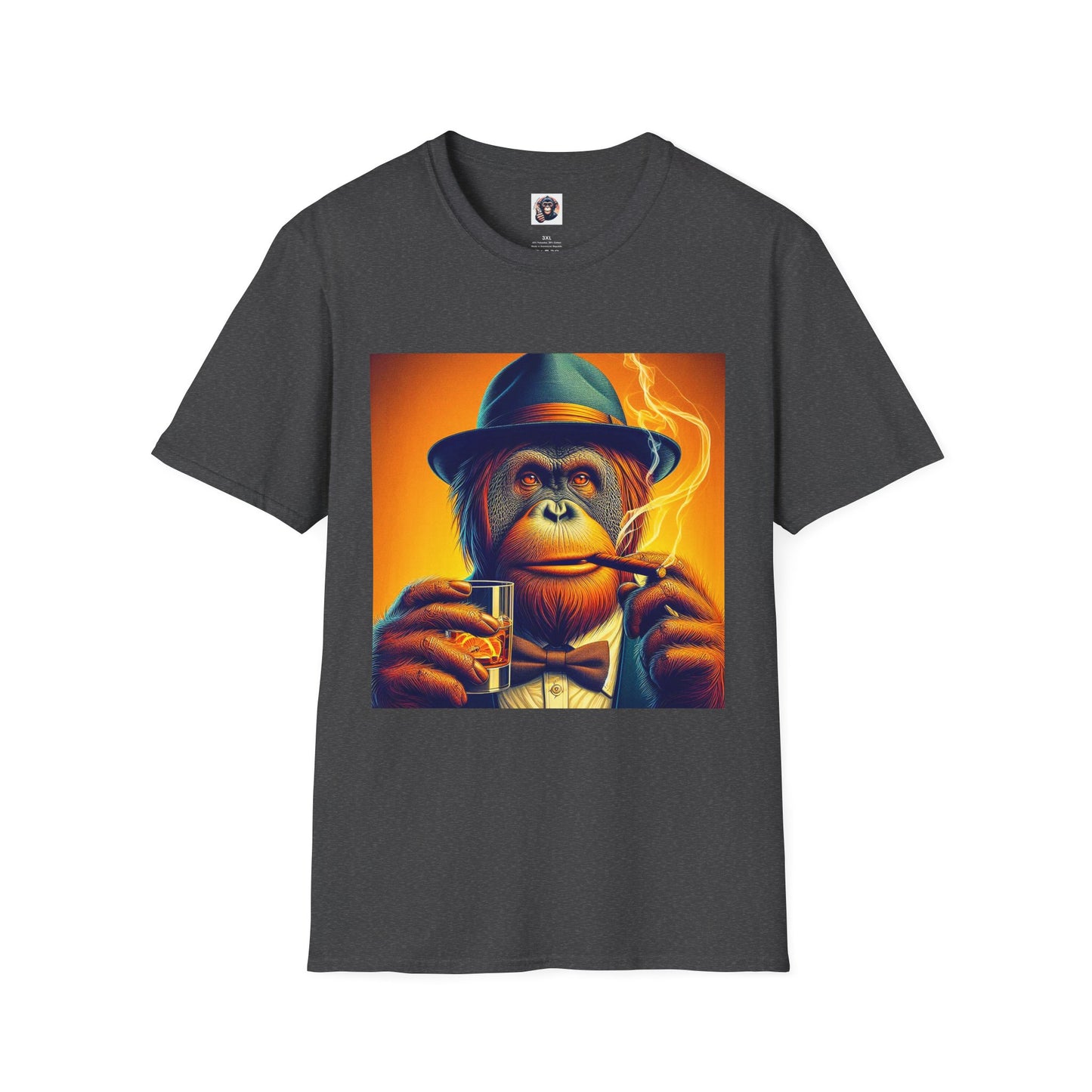 Orangutans T-Shirt Printify XS Dark Heather 