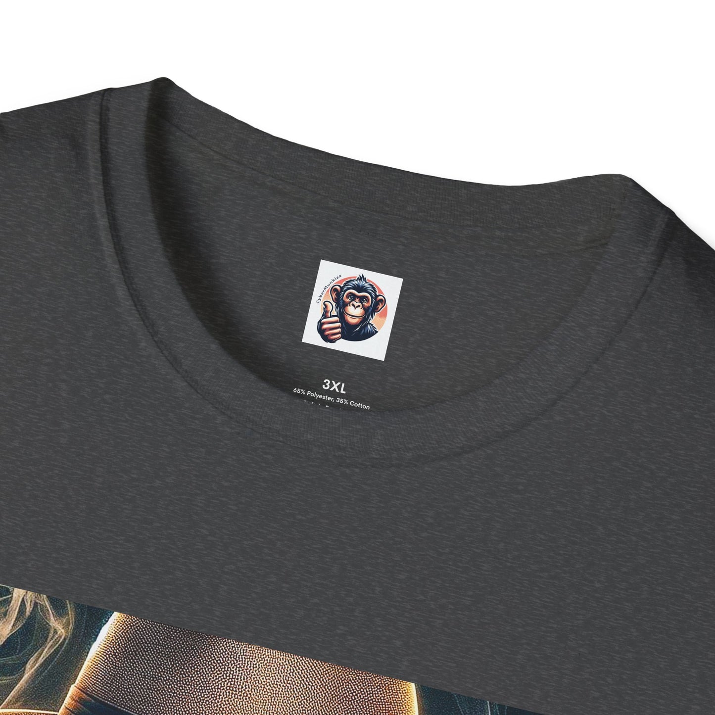Chimp whiskey and cigars T-Shirt Printify