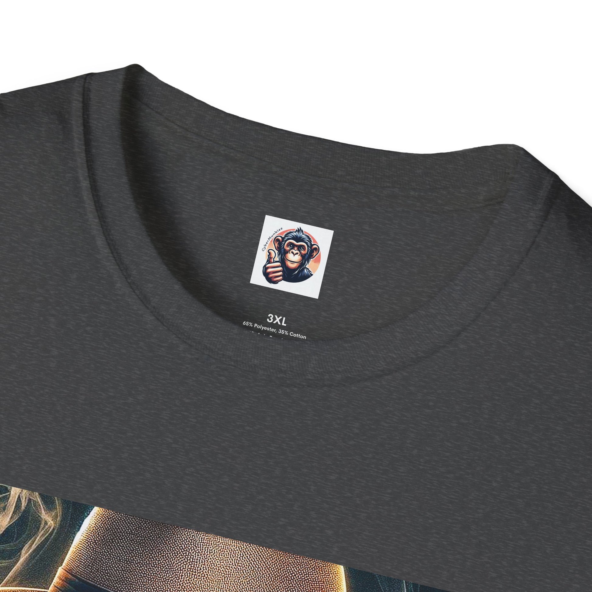 Chimp whiskey and cigars T-Shirt Printify