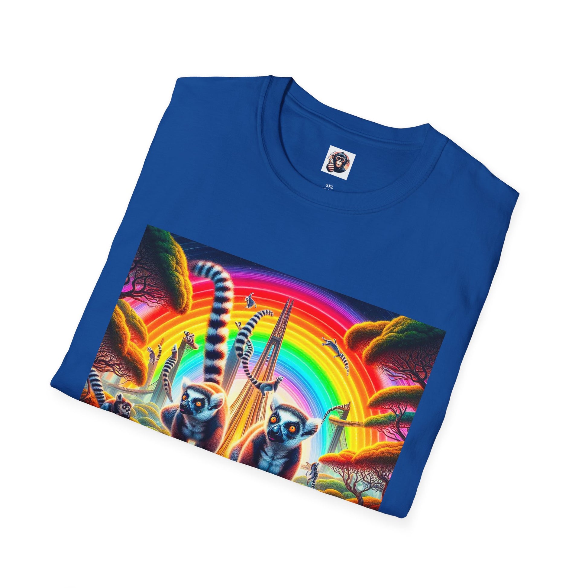 Lemurs rainbow T-Shirt Printify