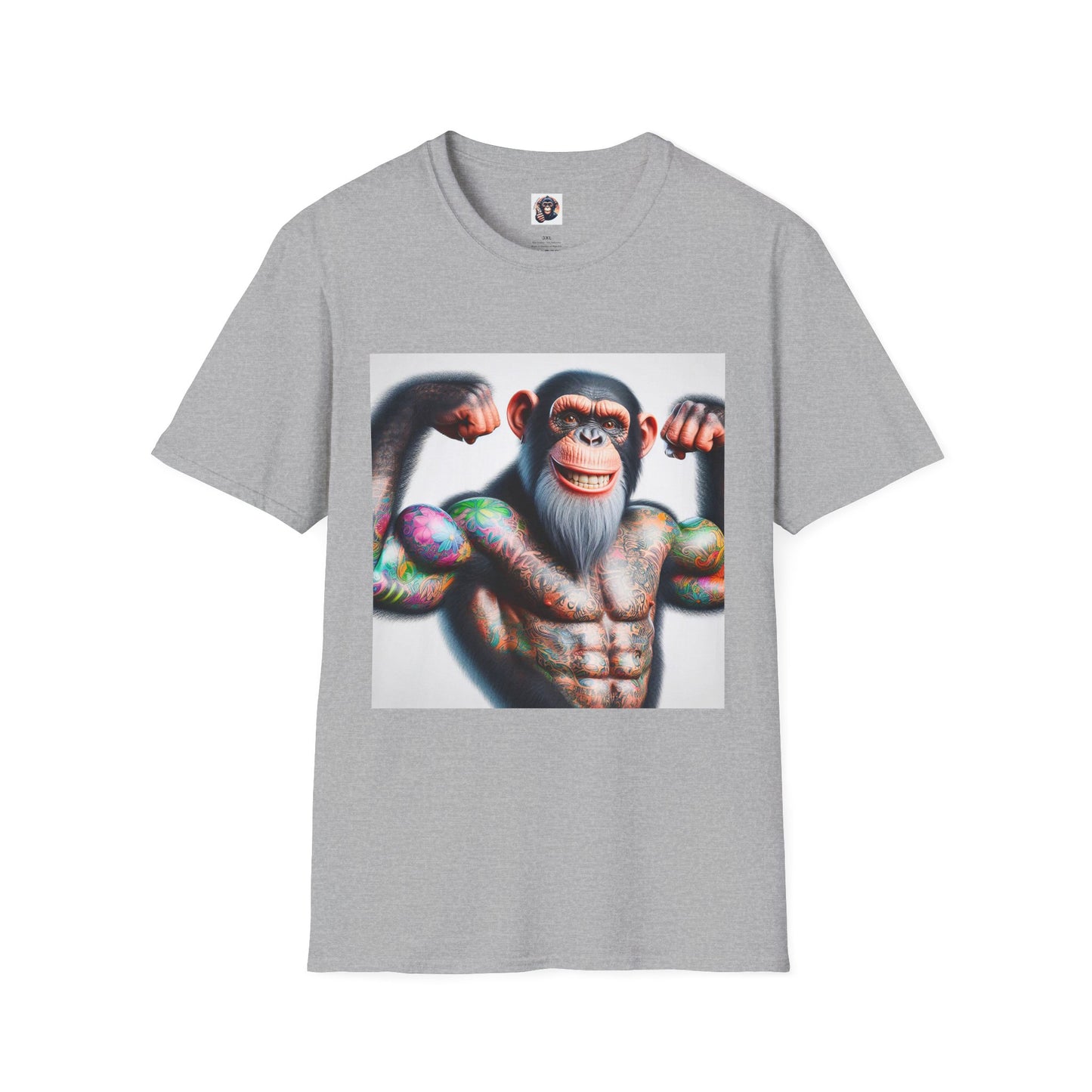 Chimp T-Shirt Printify XS Sport Grey 