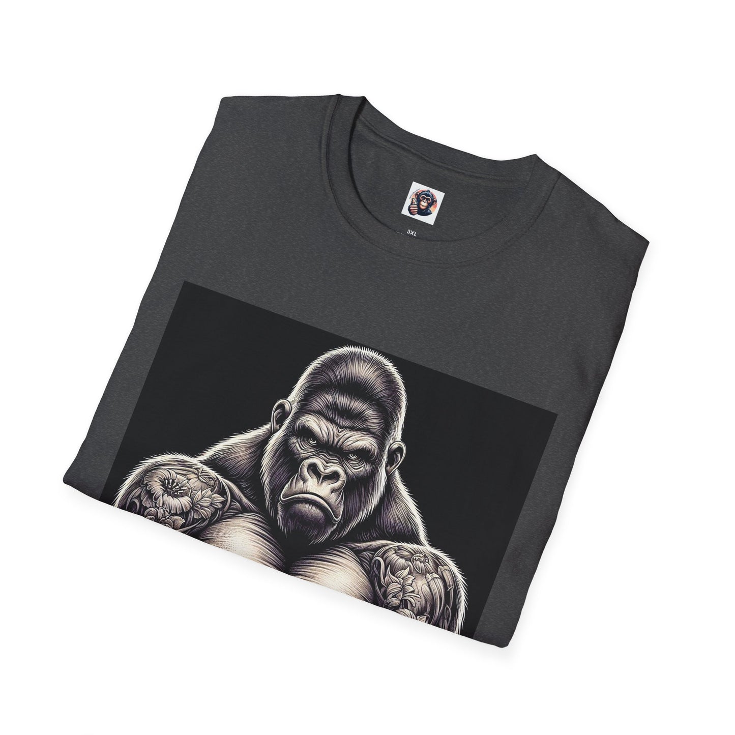 Gorilla T-Shirt Printify   