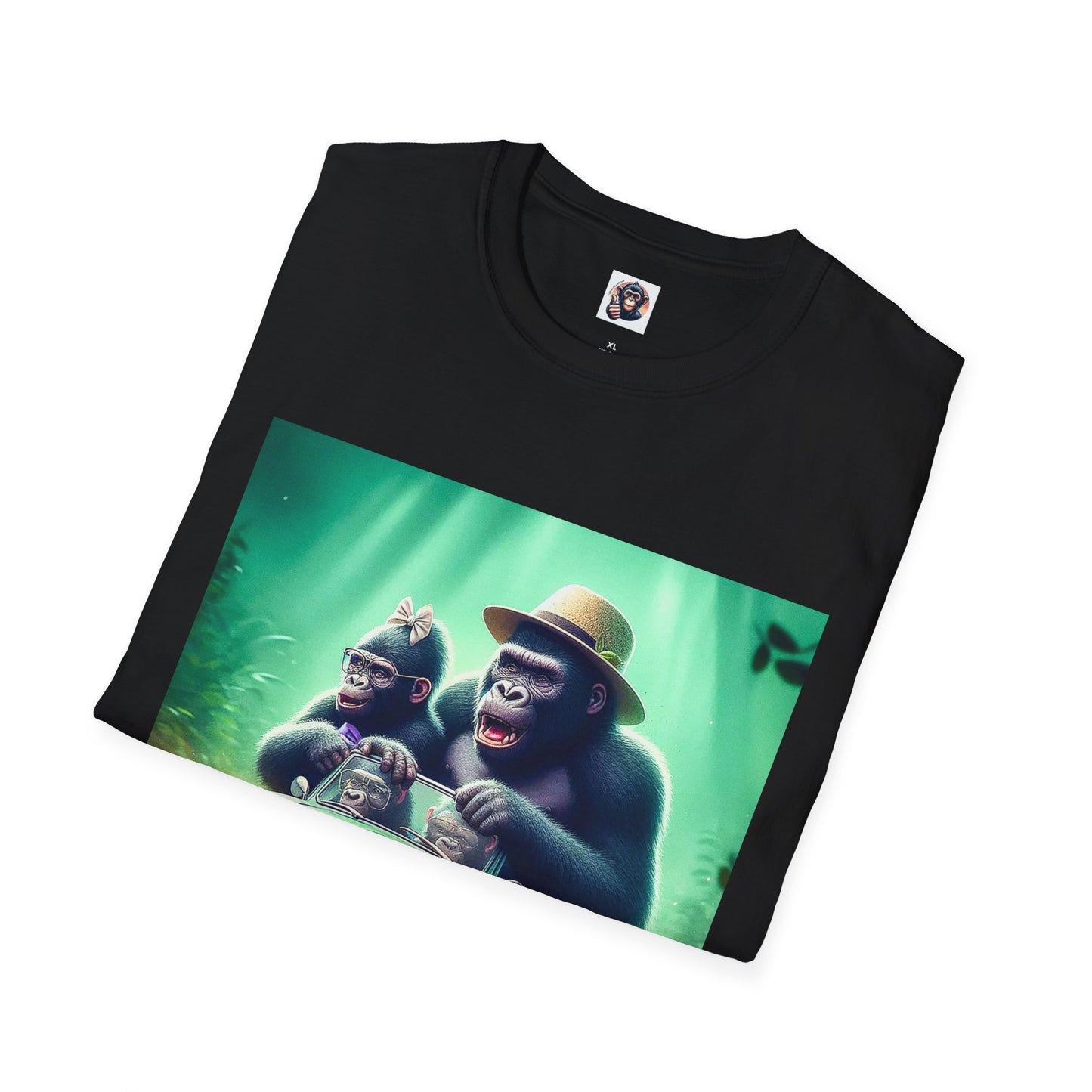 Wacky Gorilla T-Shirt Printify   