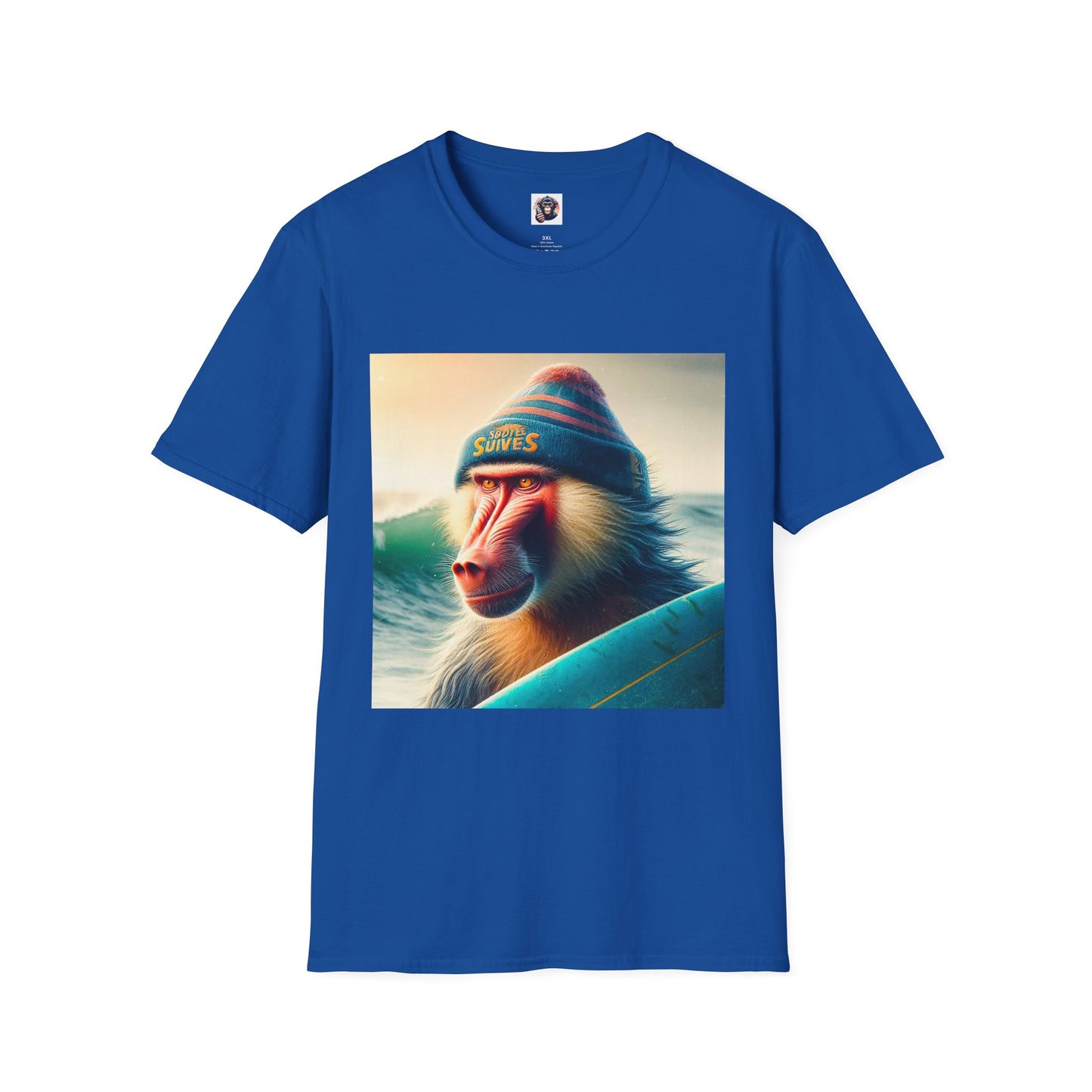 Baboon T-Shirt Printify XS Royal 