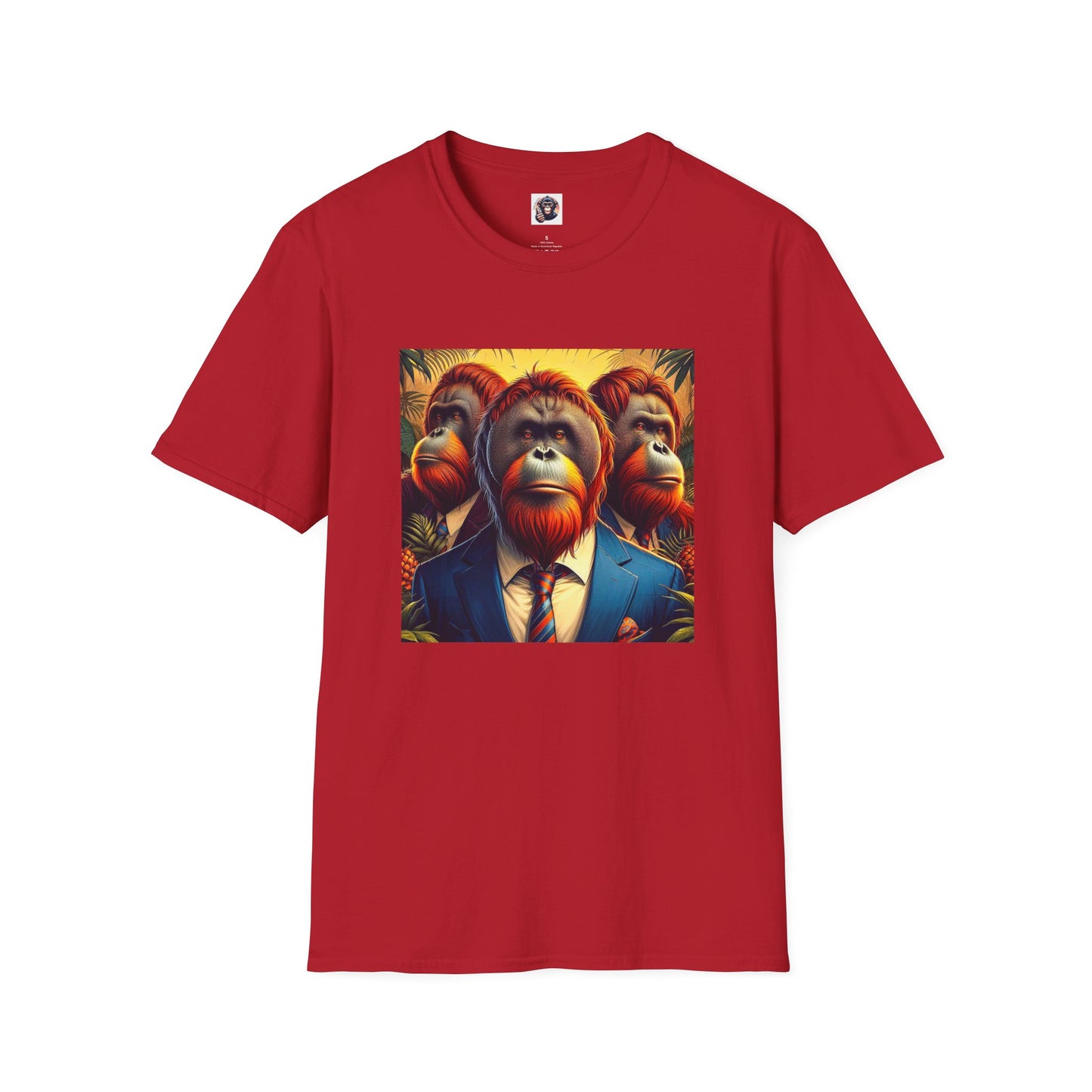 Orangutans T-Shirt Printify S Cherry Red 