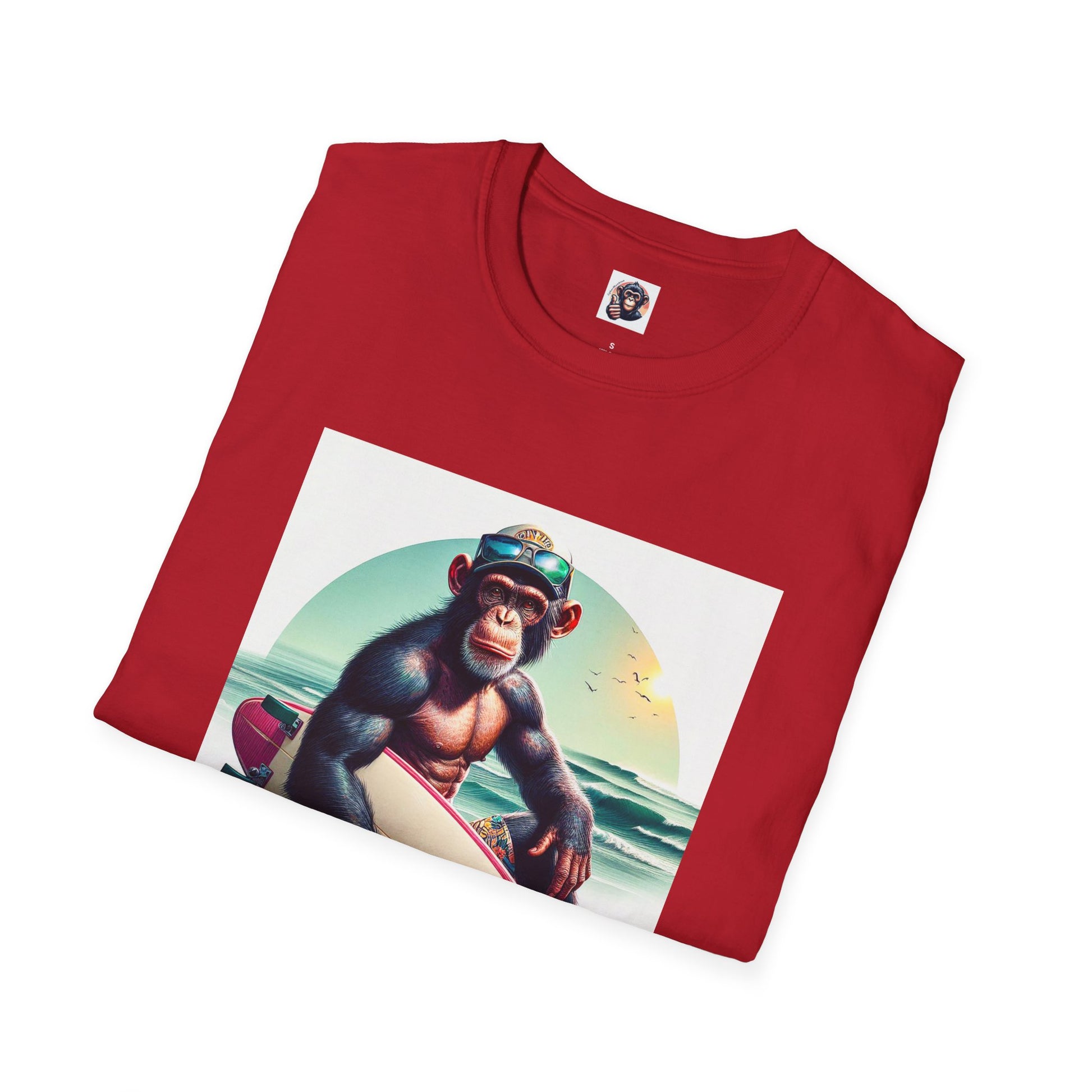 Chimp T-Shirt Printify   