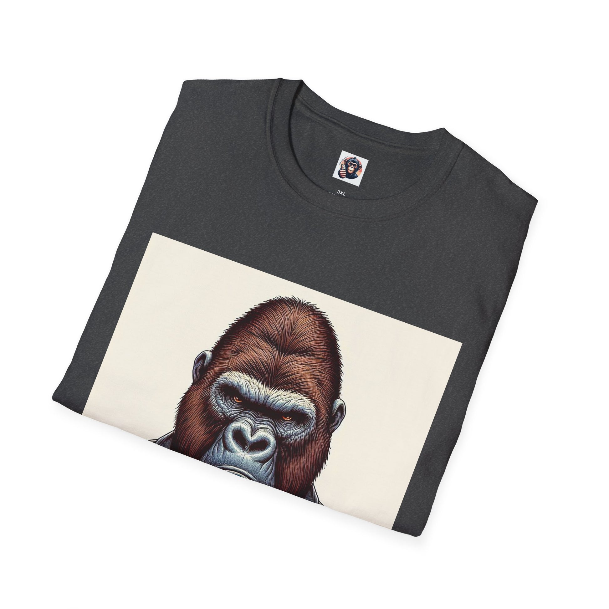 Gorilla T-Shirt Printify   