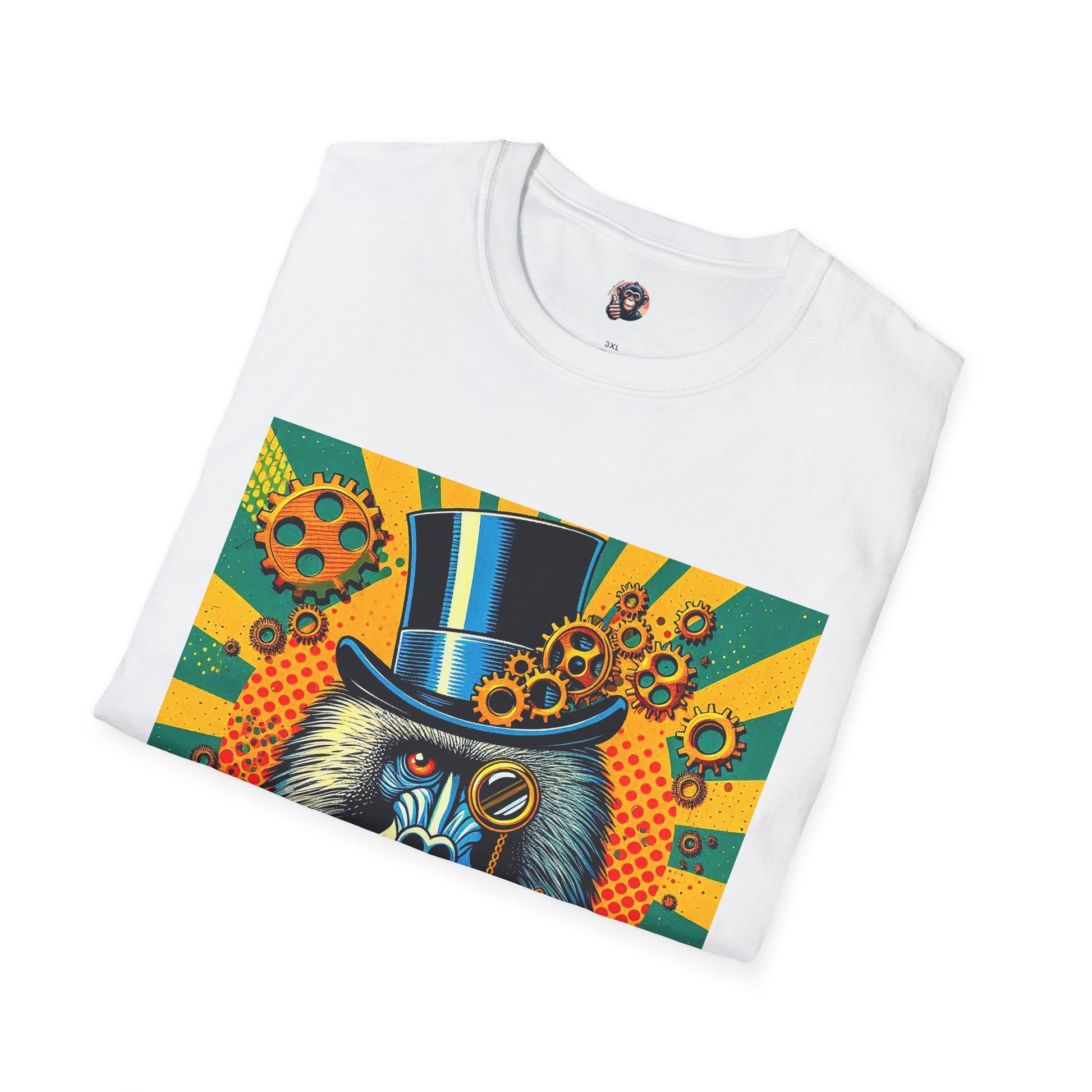 Baboon steam punk T-Shirt Printify