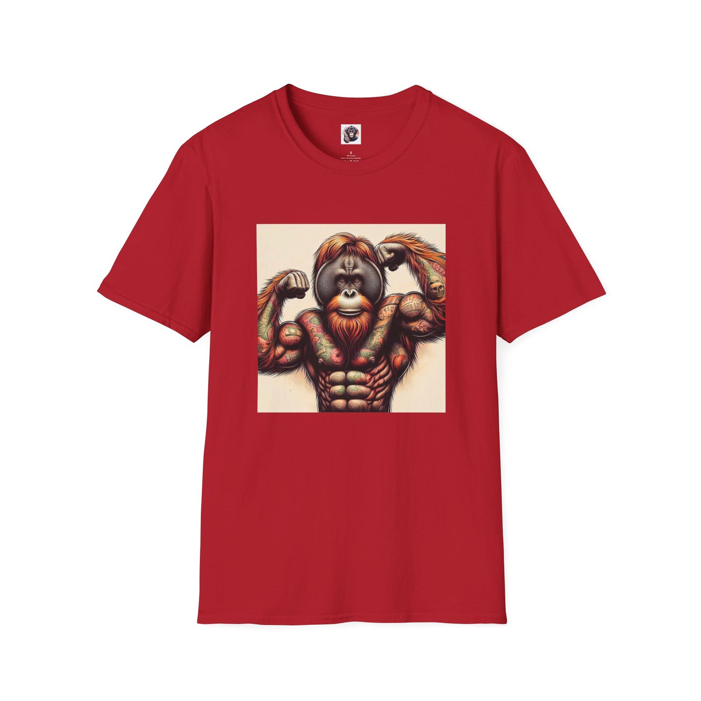 Orangutans T-Shirt Printify S Cherry Red 