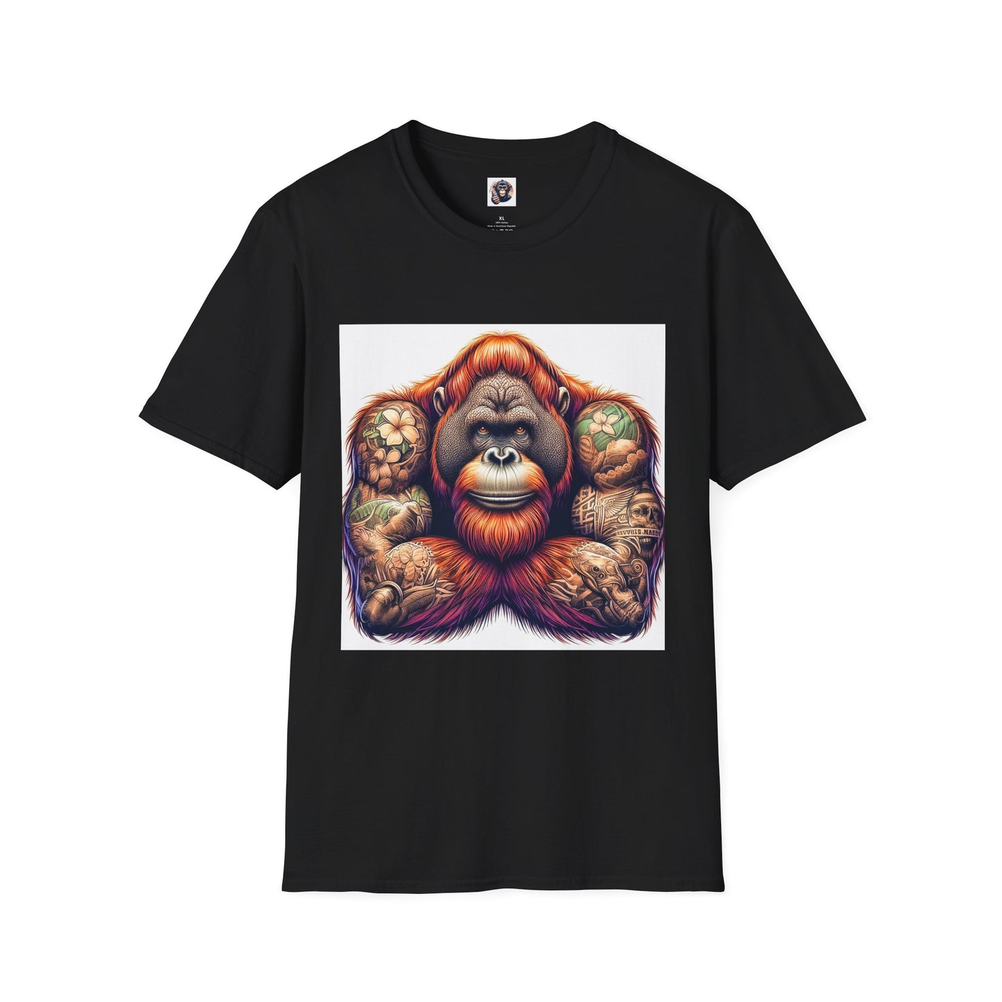 Orangutans T-Shirt Printify S Black 