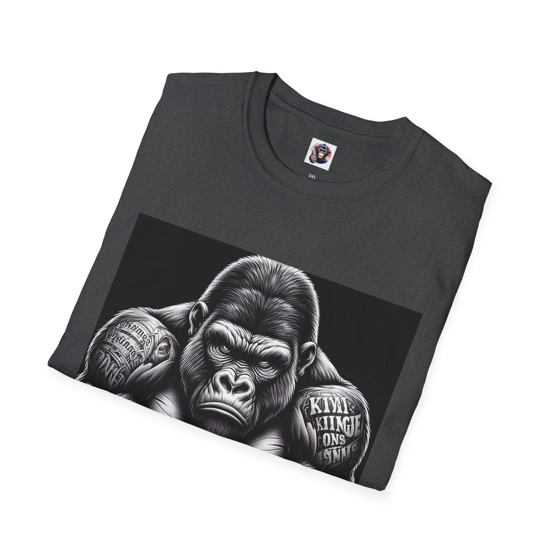 Gorilla T-Shirt Printify   