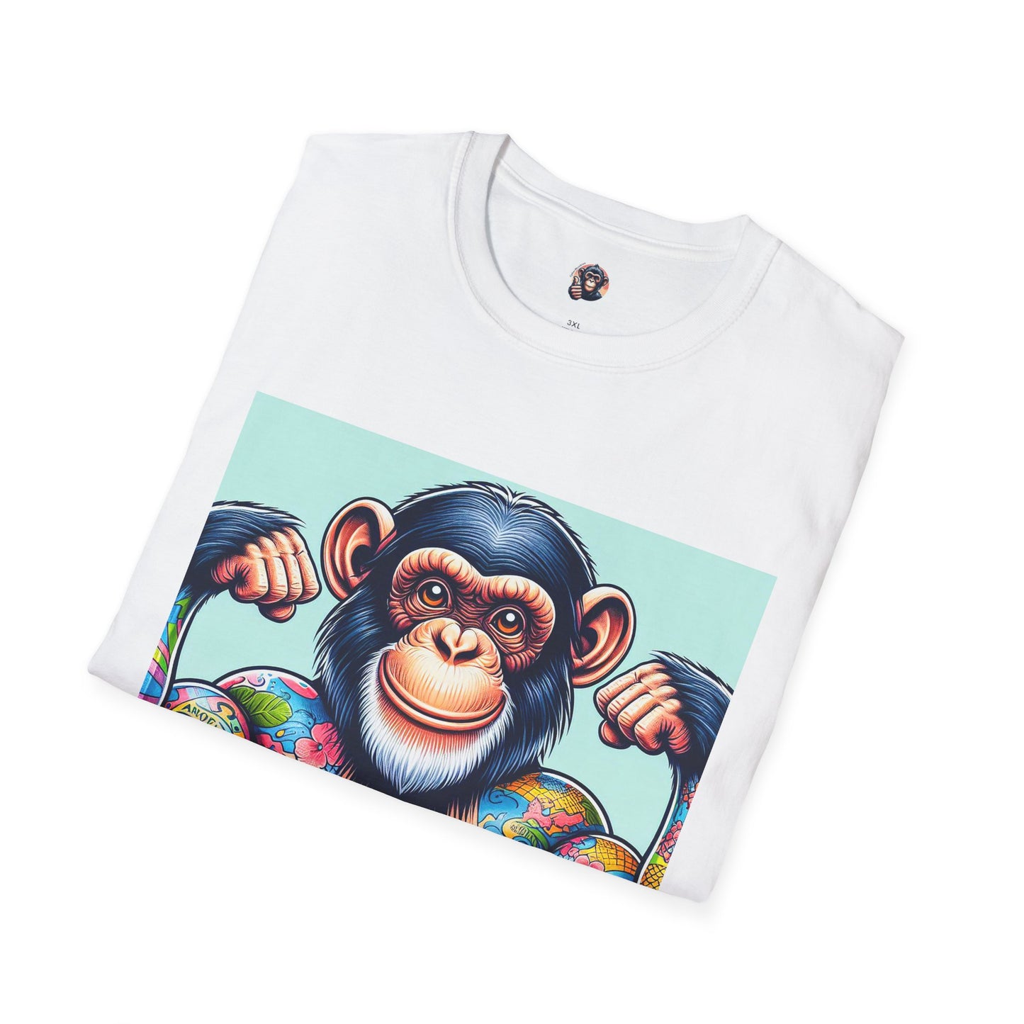 Chimp T-Shirt Printify   