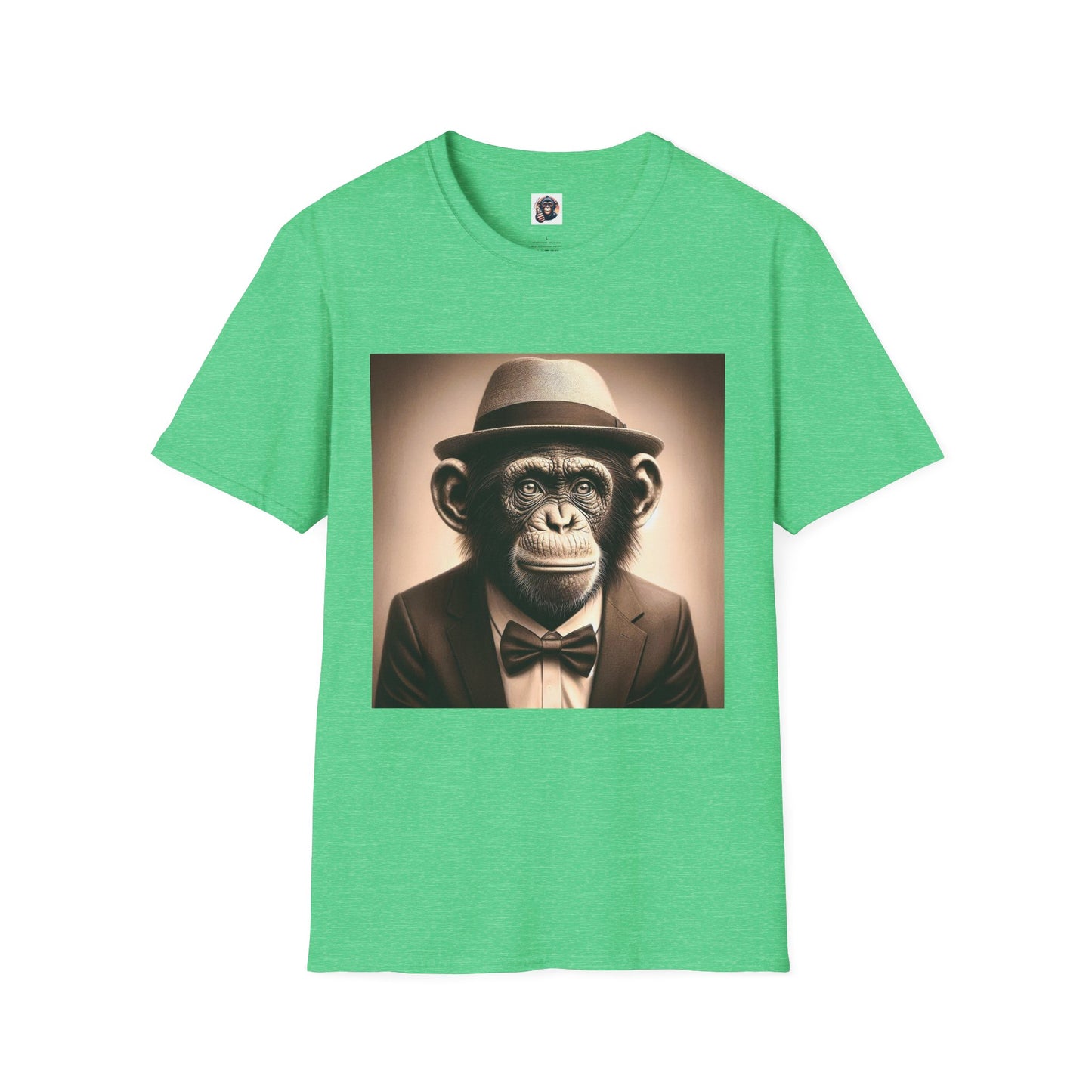 Bonobo T-Shirt Printify S Heather Irish Green 