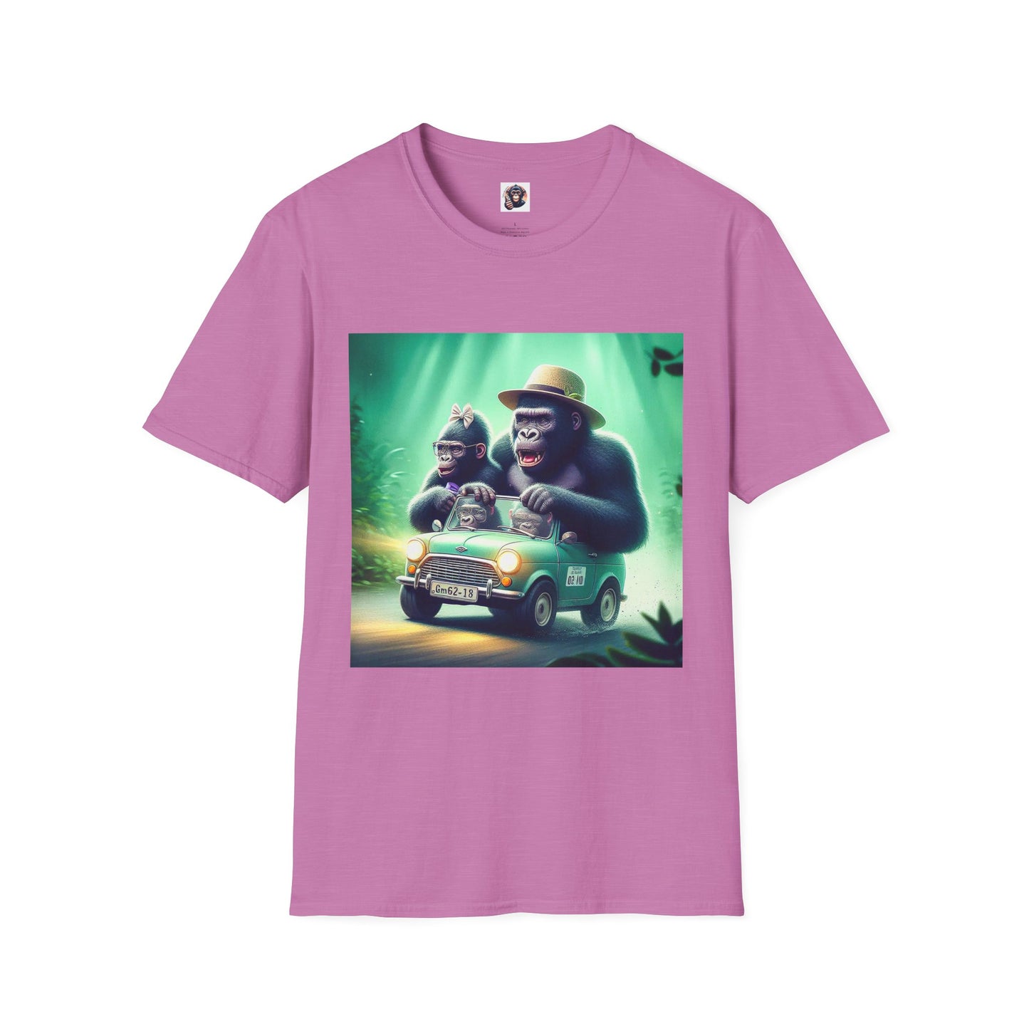 Wacky Gorilla T-Shirt Printify S Heather Radiant Orchid 