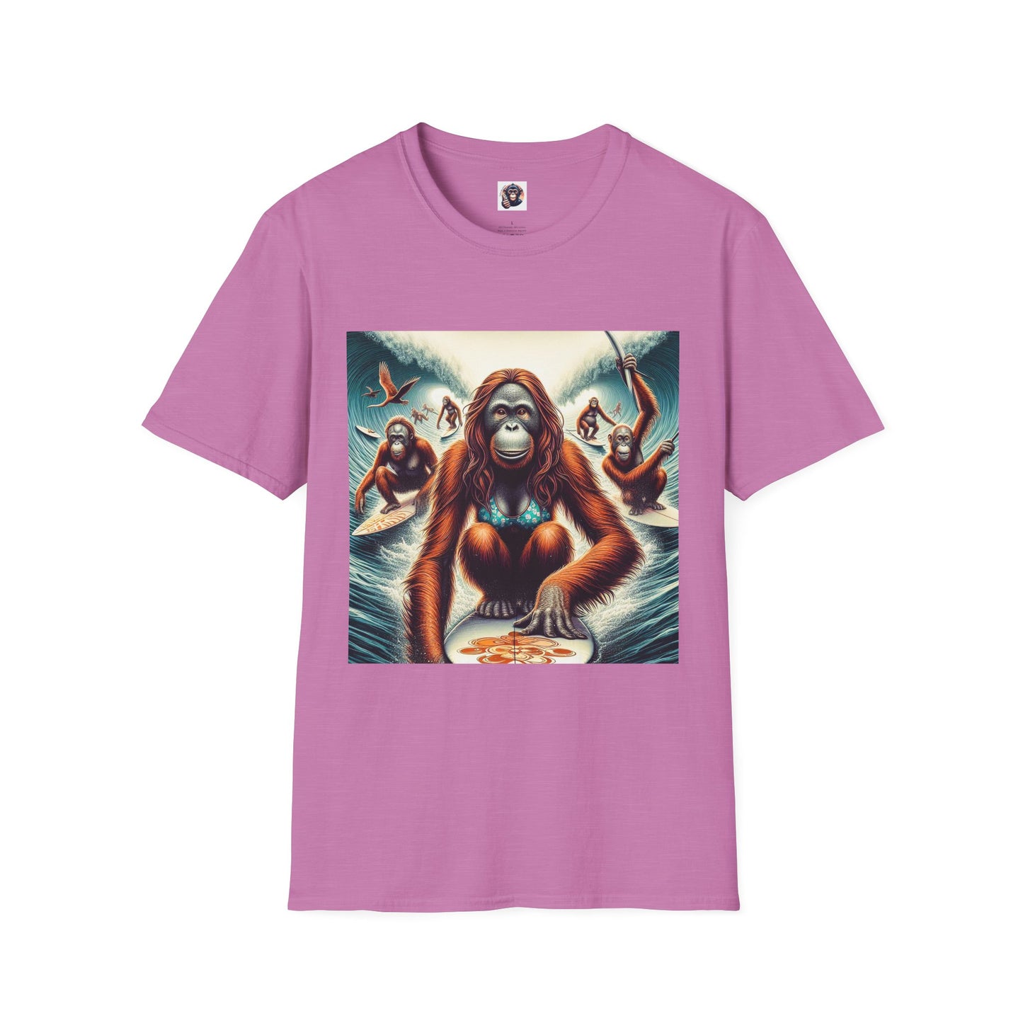 Orangutans T-Shirt Printify S Heather Radiant Orchid 