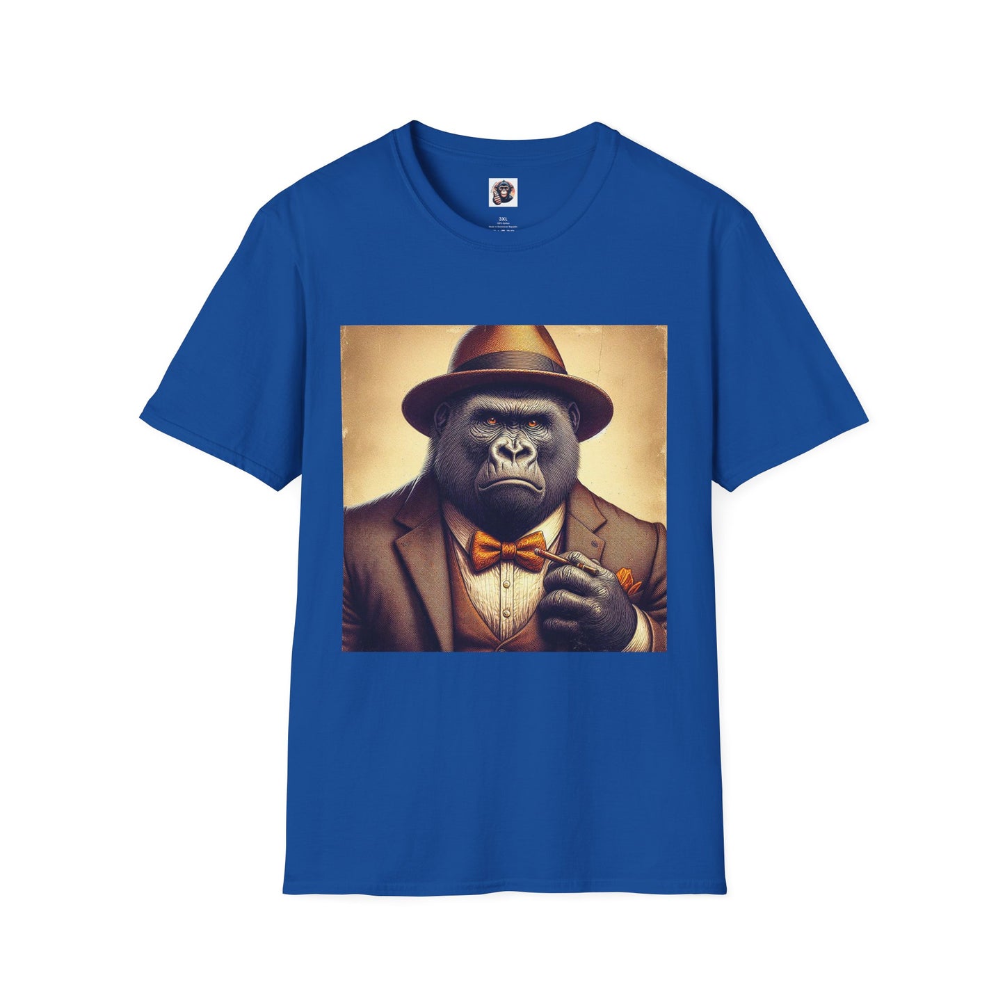 Gorilla T-Shirt Printify XS Royal 