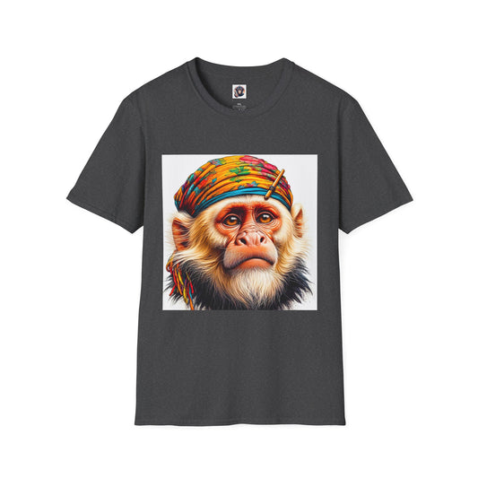 Capuchin Monkey T-Shirt Printify XS Dark Heather 