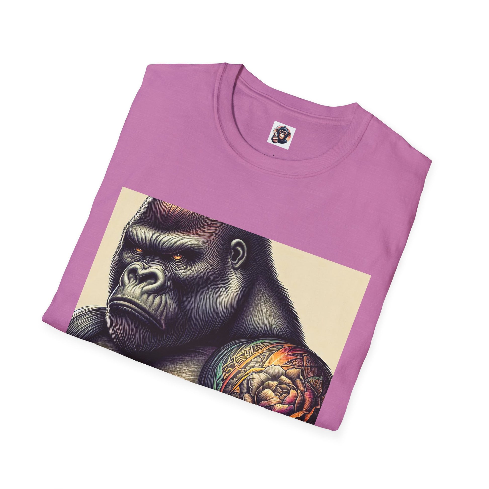 Gorilla T-Shirt Printify   