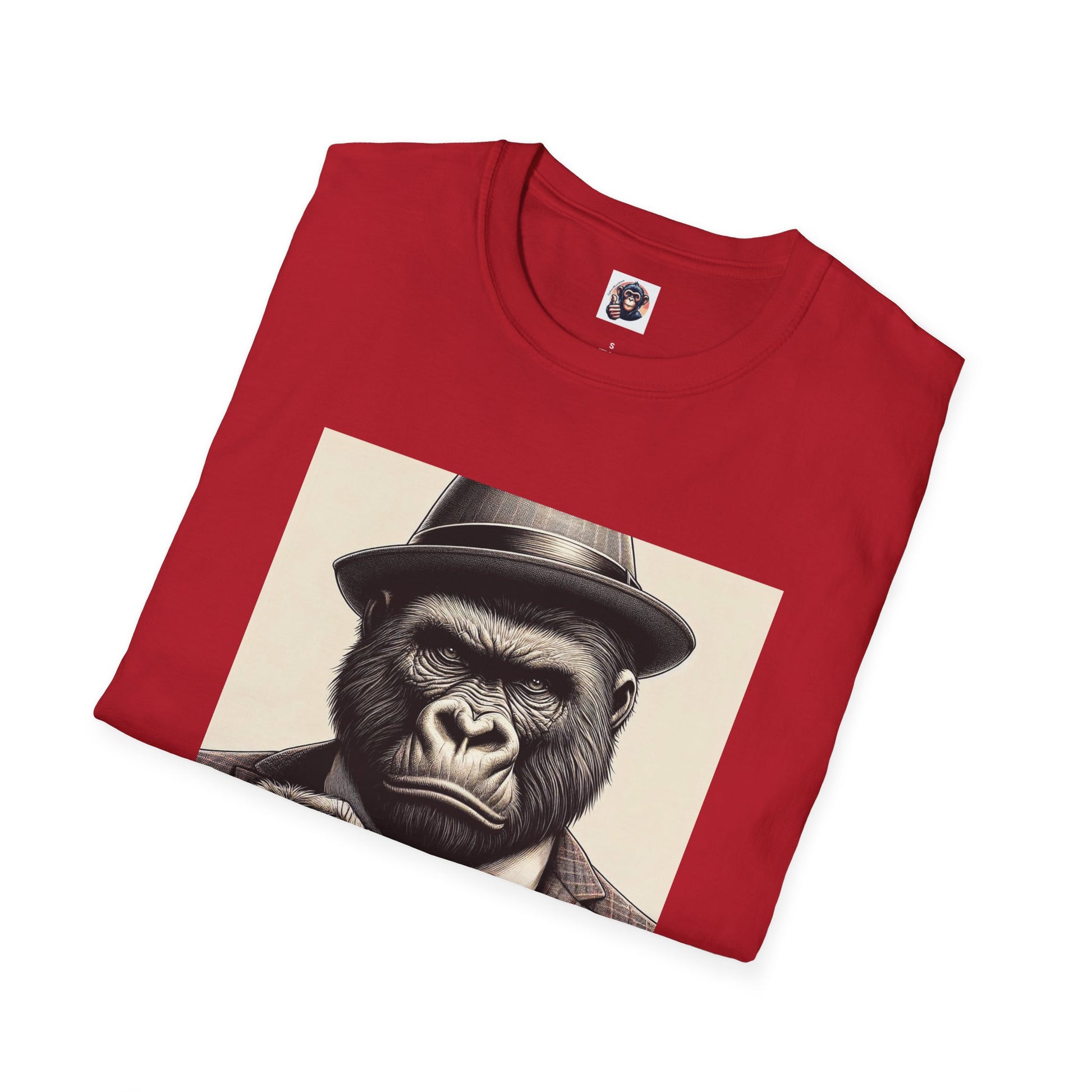 Gorilla T-Shirt Printify   