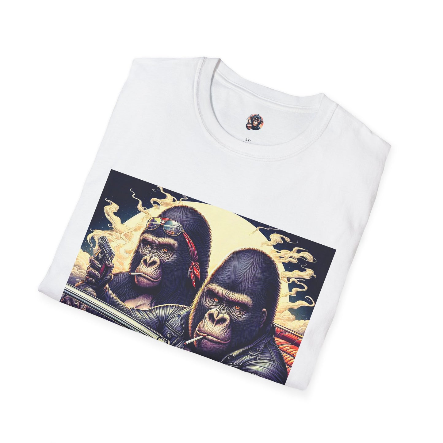 Wacky Gorilla T-Shirt Printify   