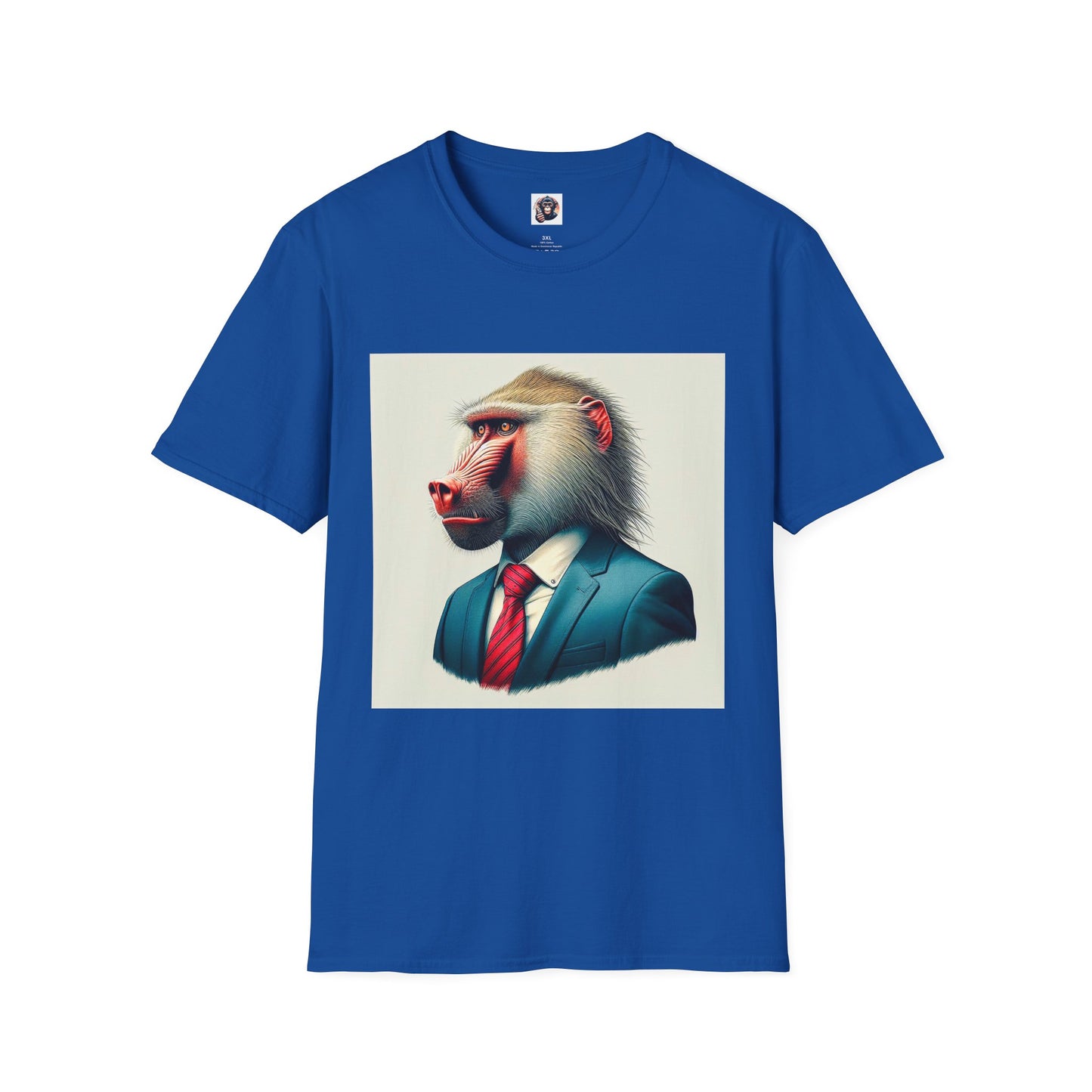 Baboon T-Shirt Printify XS Royal 