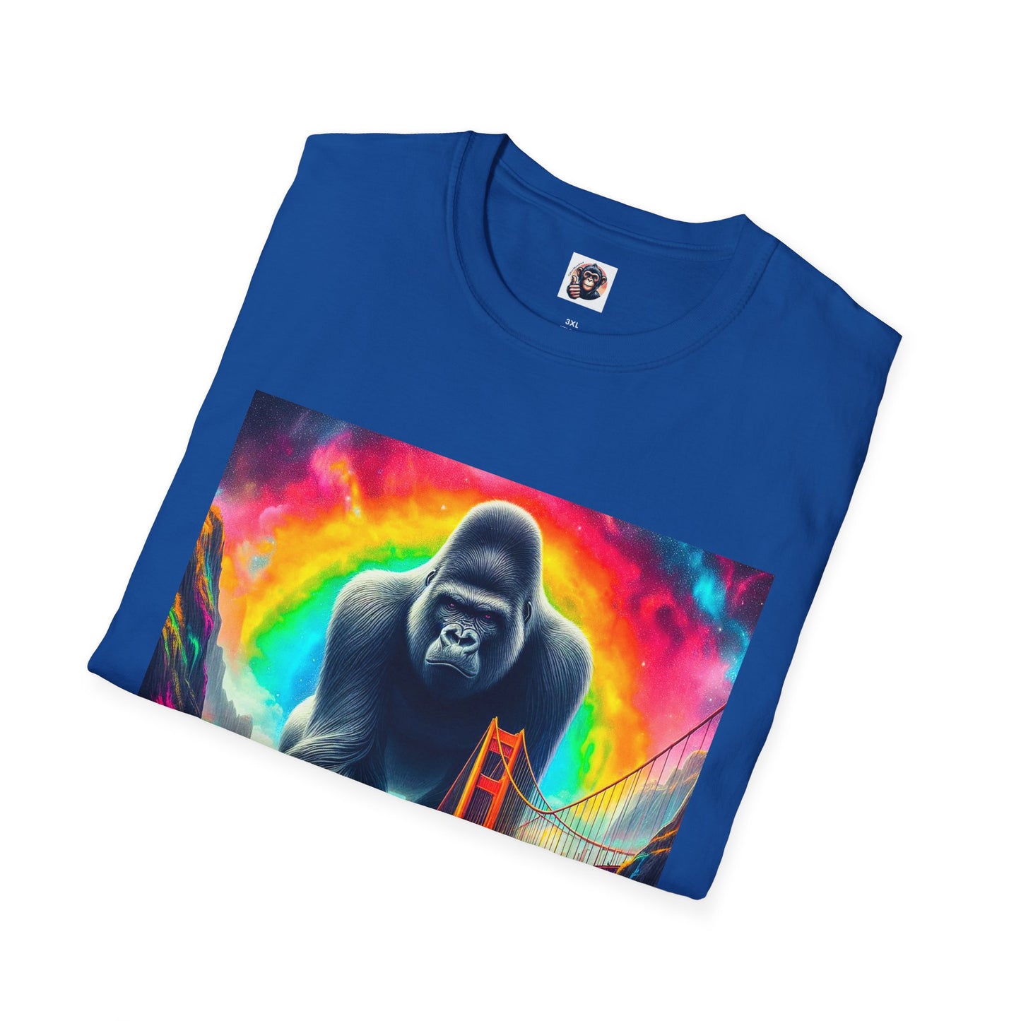 Gorilla T-Shirt Printify   