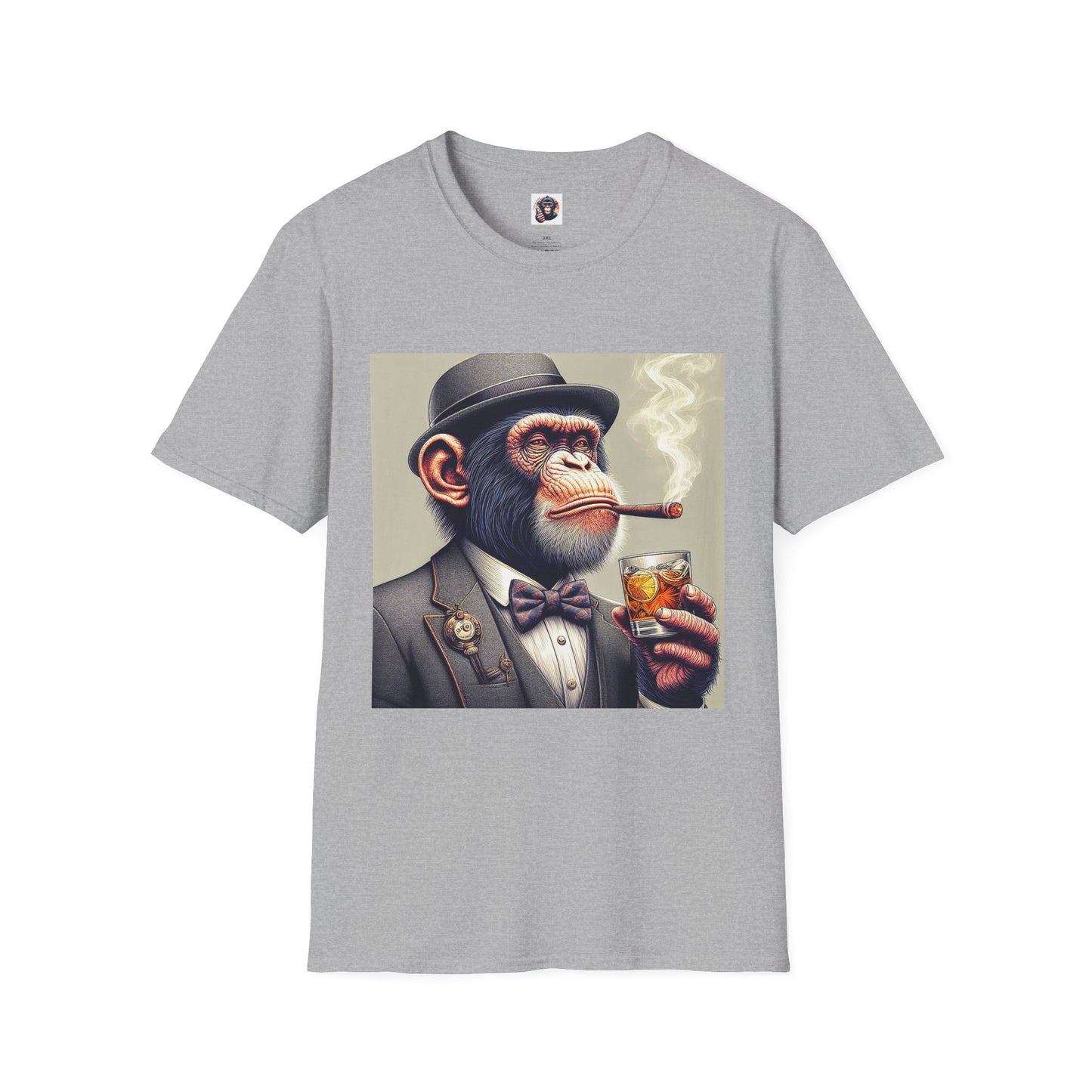 Chimp T-Shirt Printify XS Sport Grey 