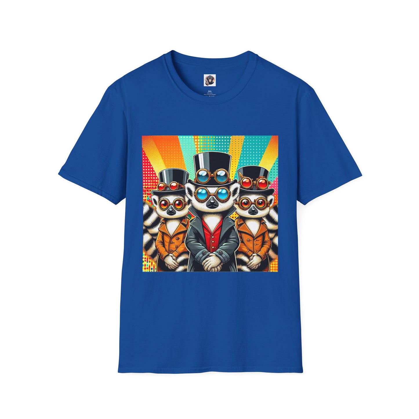 Lemurs T-Shirt Printify XS Royal 