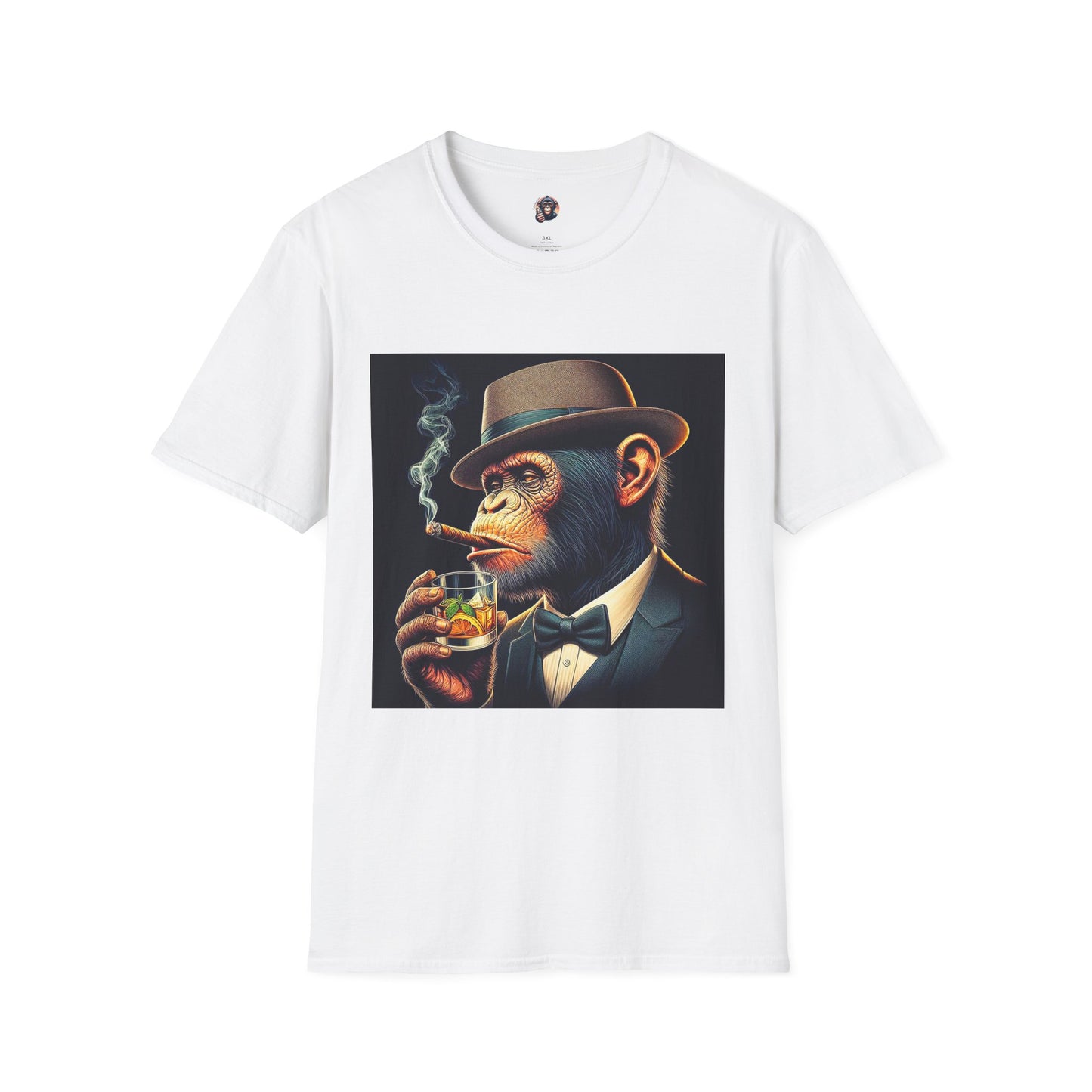 Bonobo T-Shirt Printify S White 