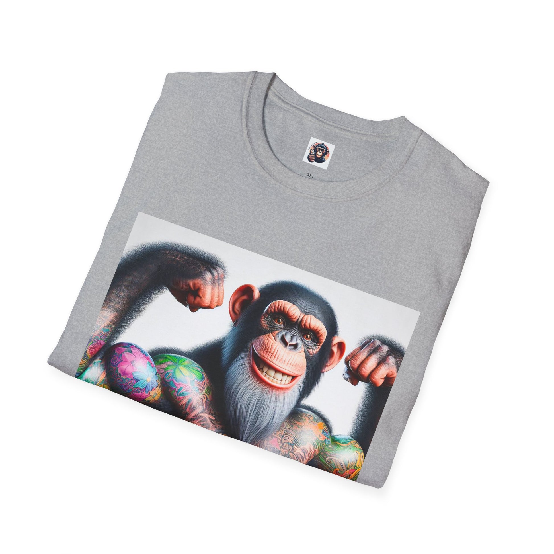 Chimp T-Shirt Printify   