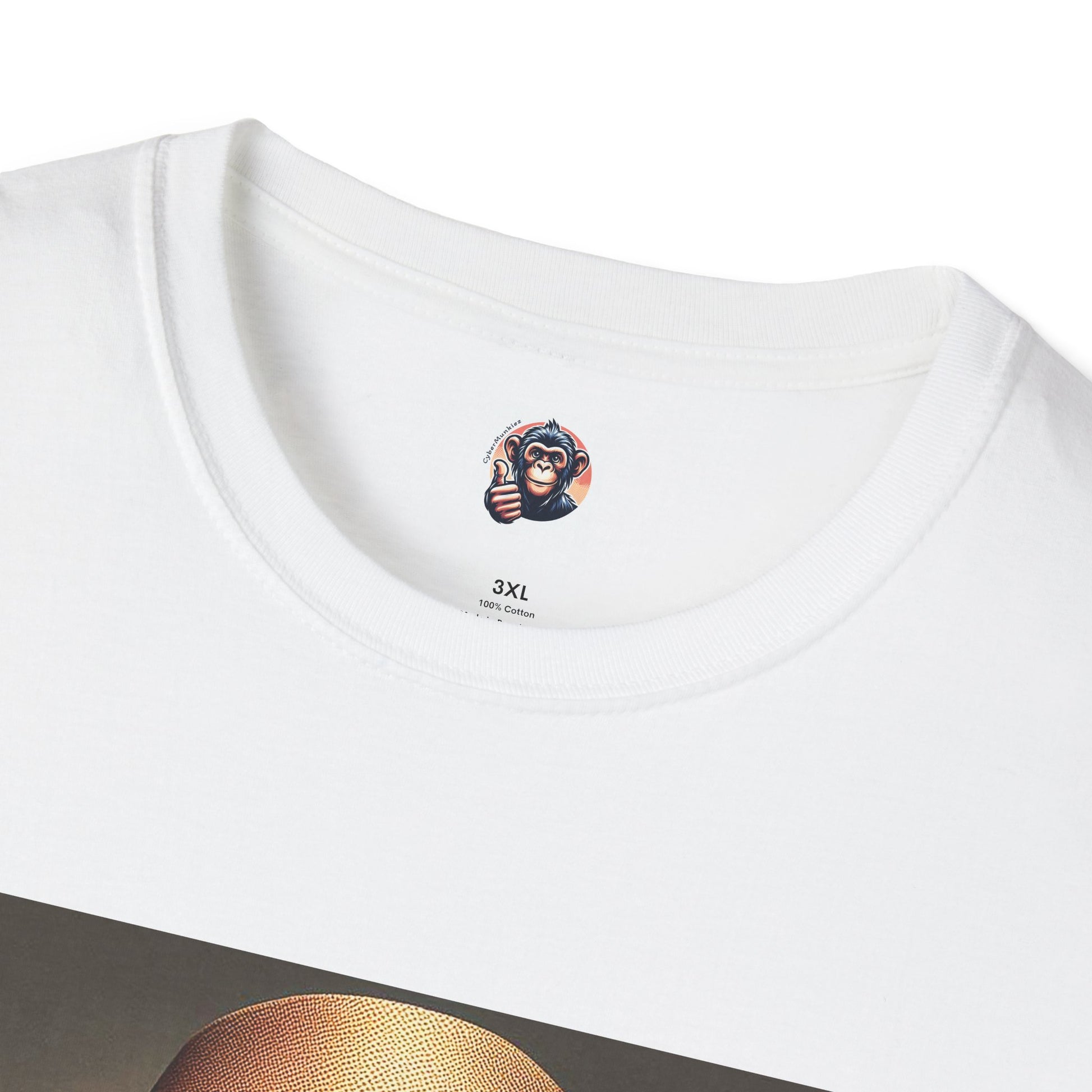Bonobo hat and tie T-Shirt Printify