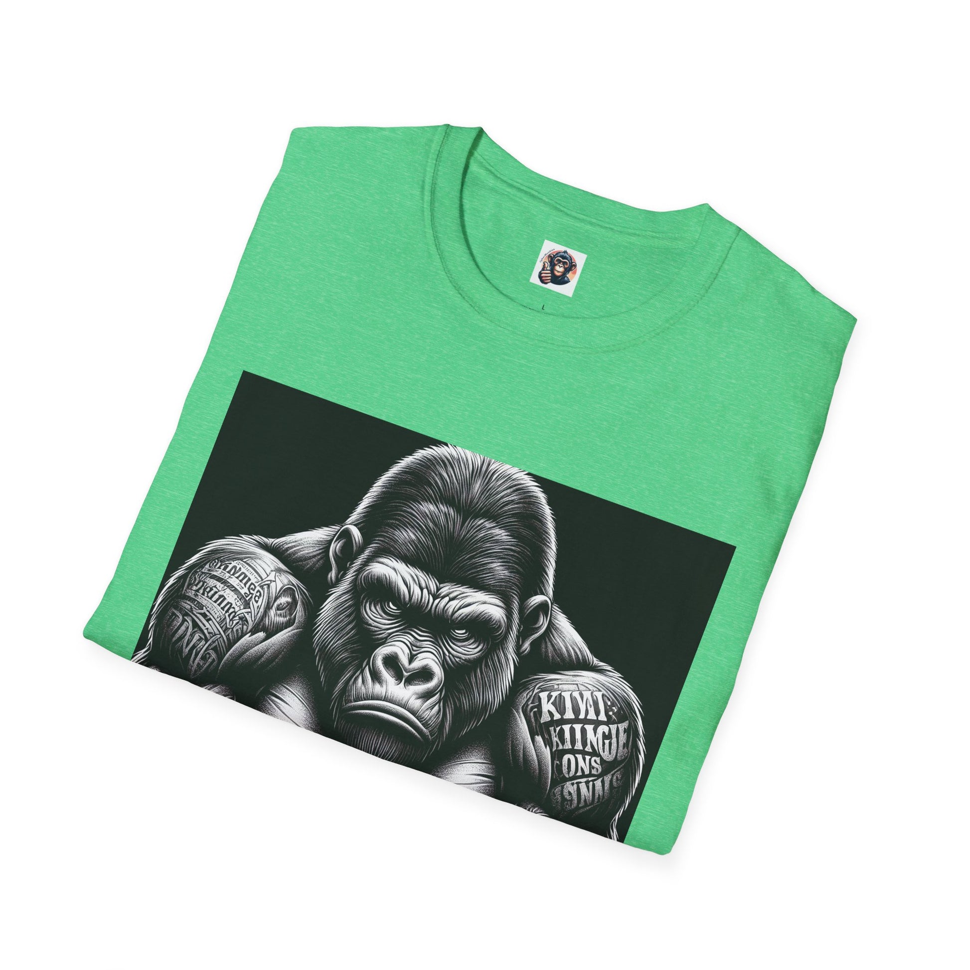 Gorilla T-Shirt Printify   