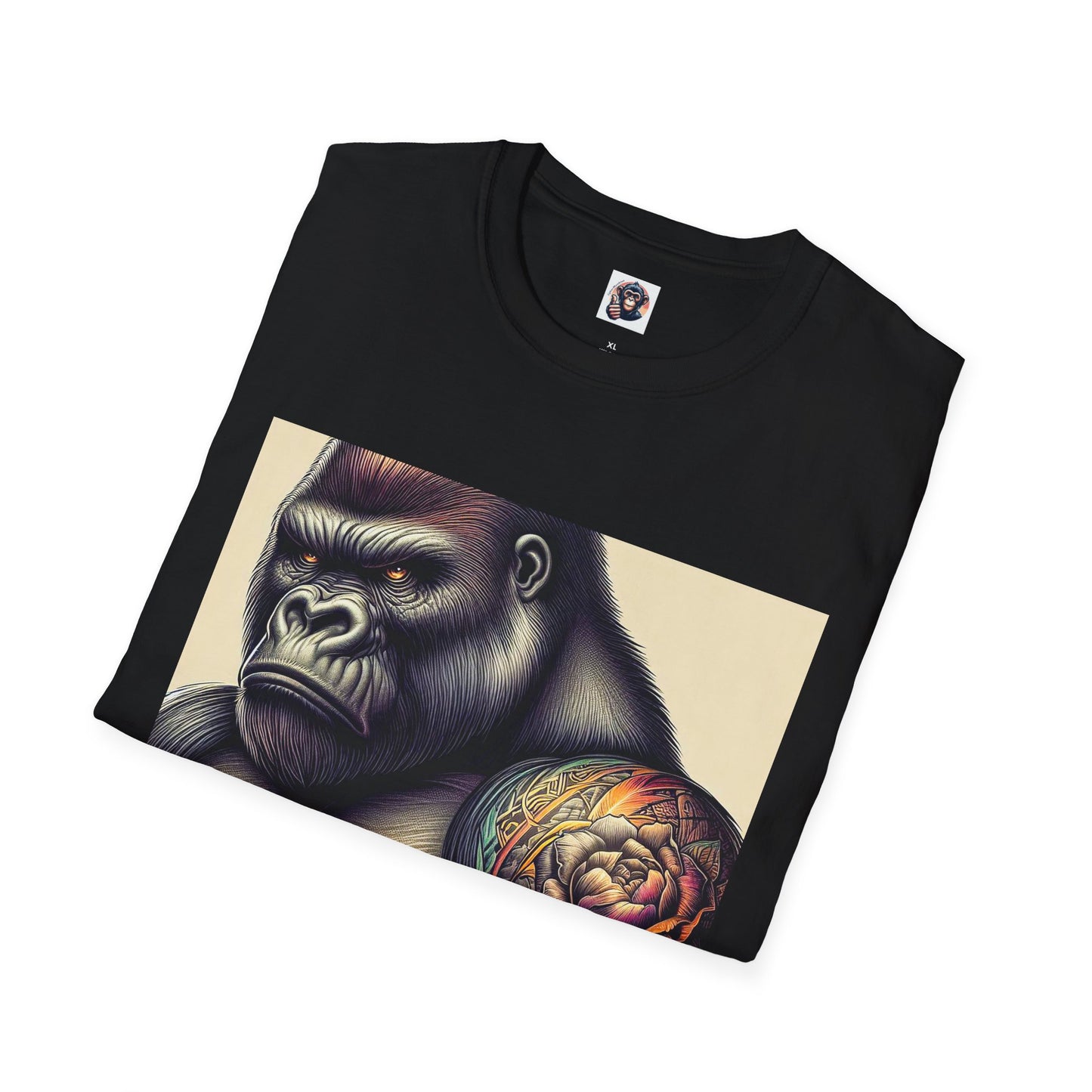 Gorilla T-Shirt Printify   