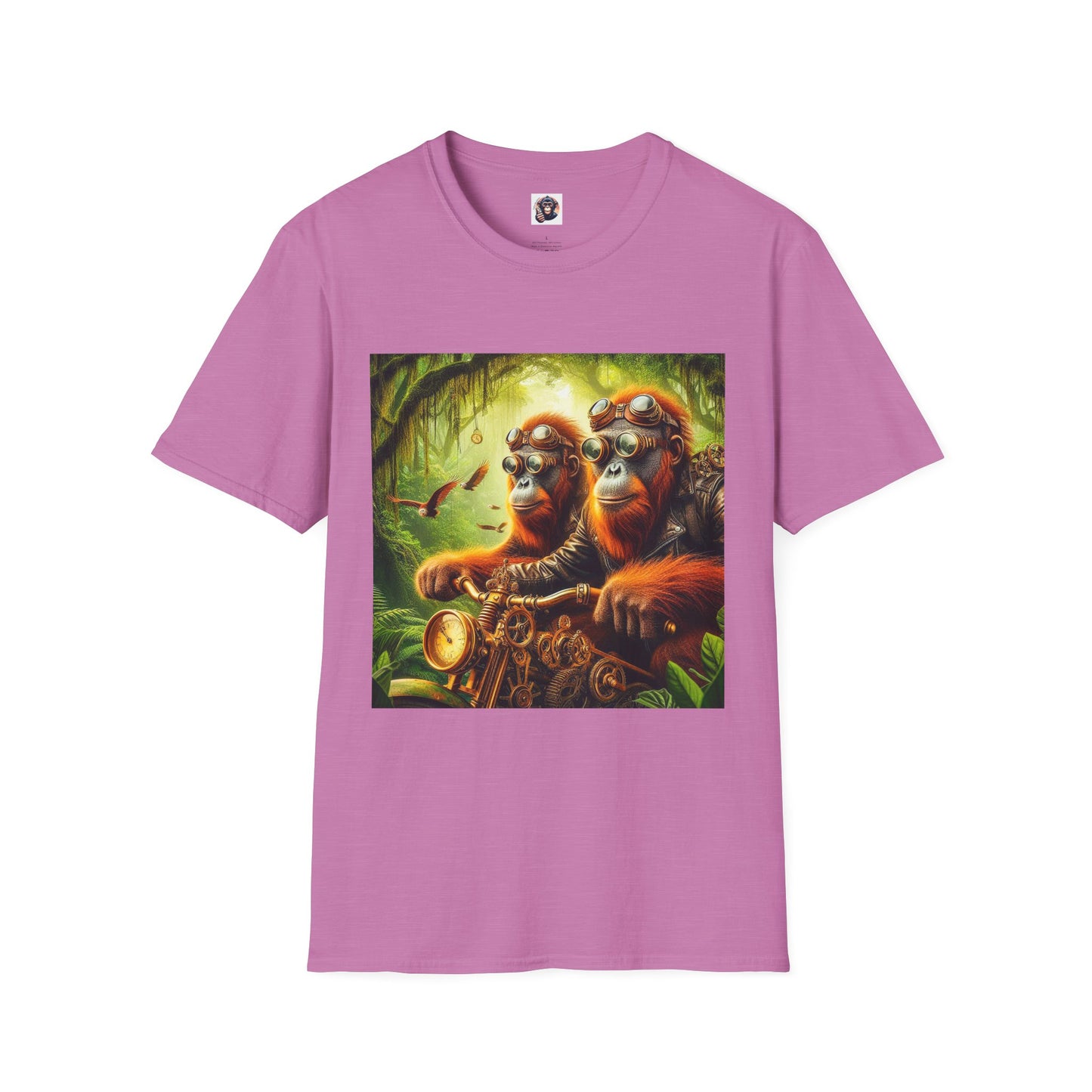 Orangutans T-Shirt Printify S Heather Radiant Orchid 