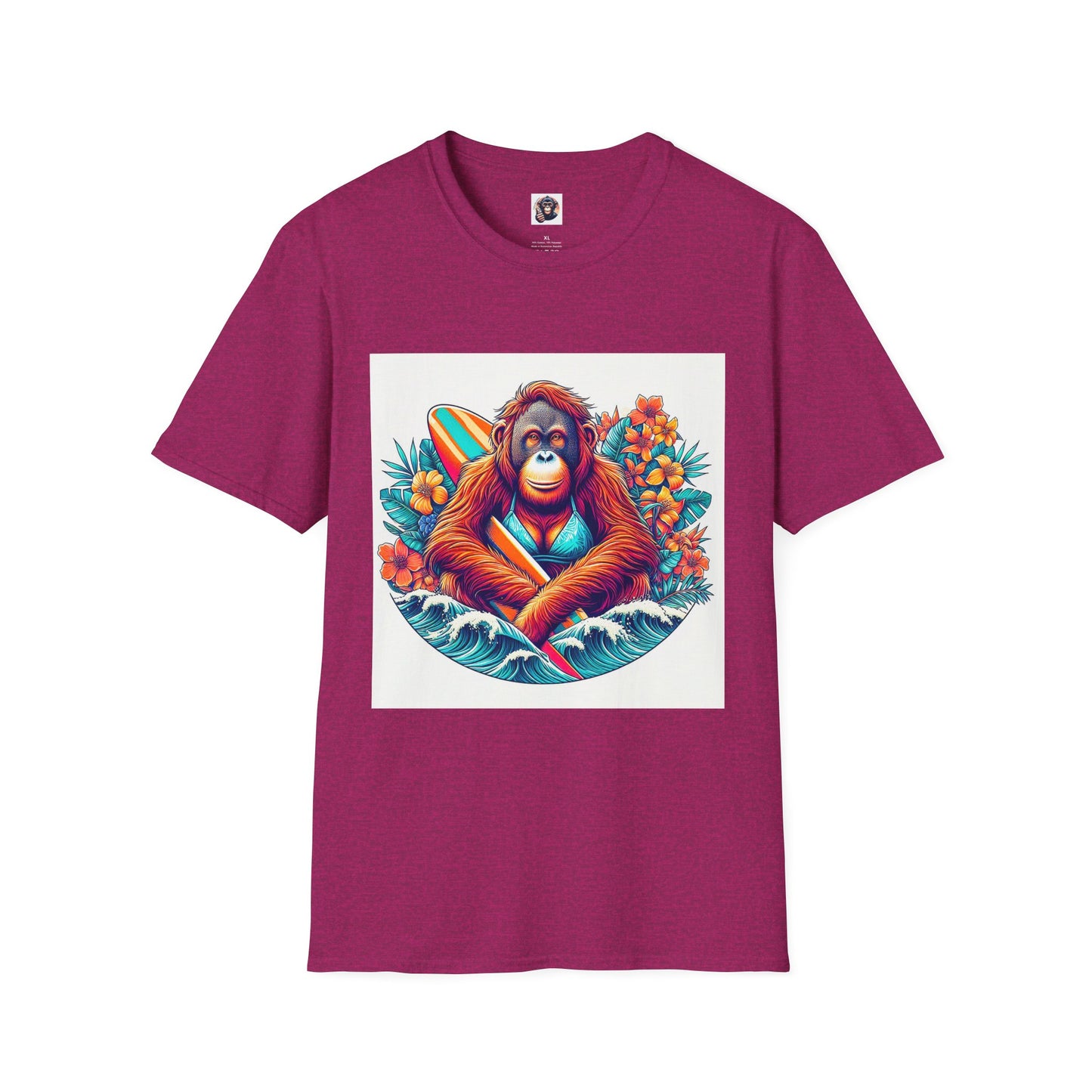 Orangutans T-Shirt Printify S Antique Heliconia 