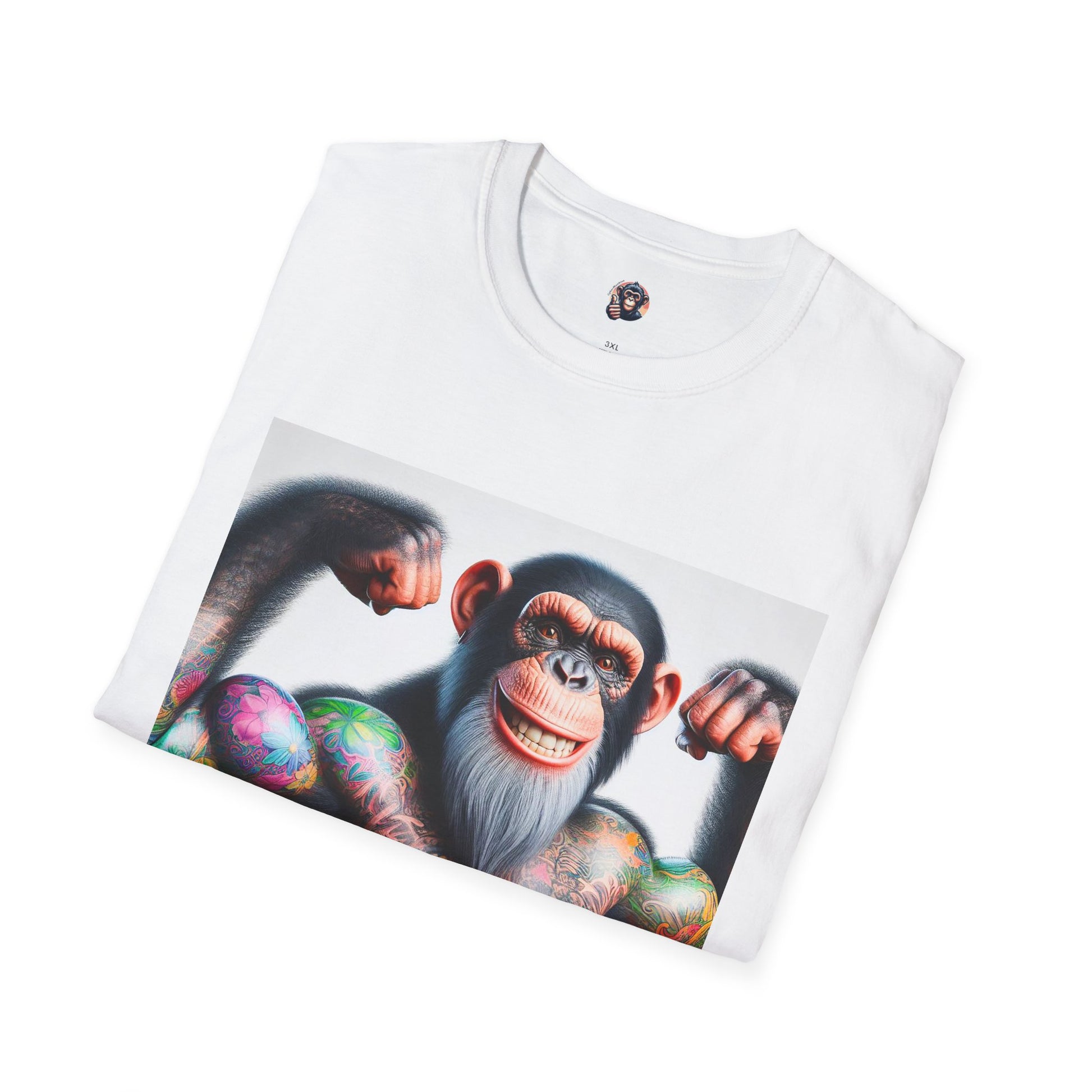 Chimp T-Shirt Printify   