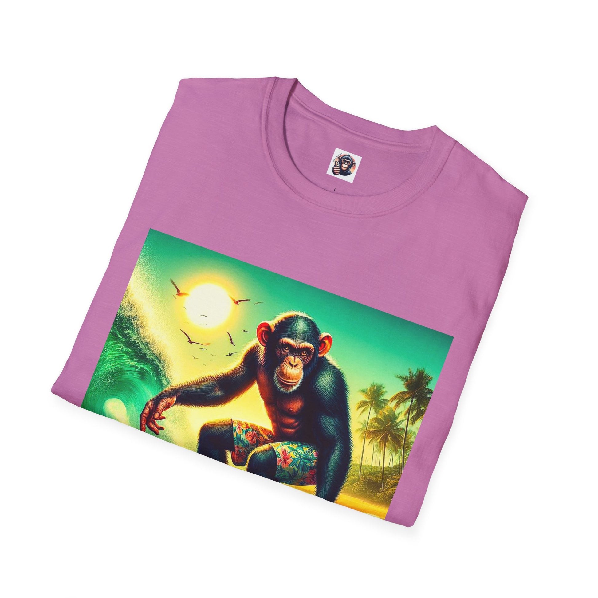 Chimp T-Shirt Printify   