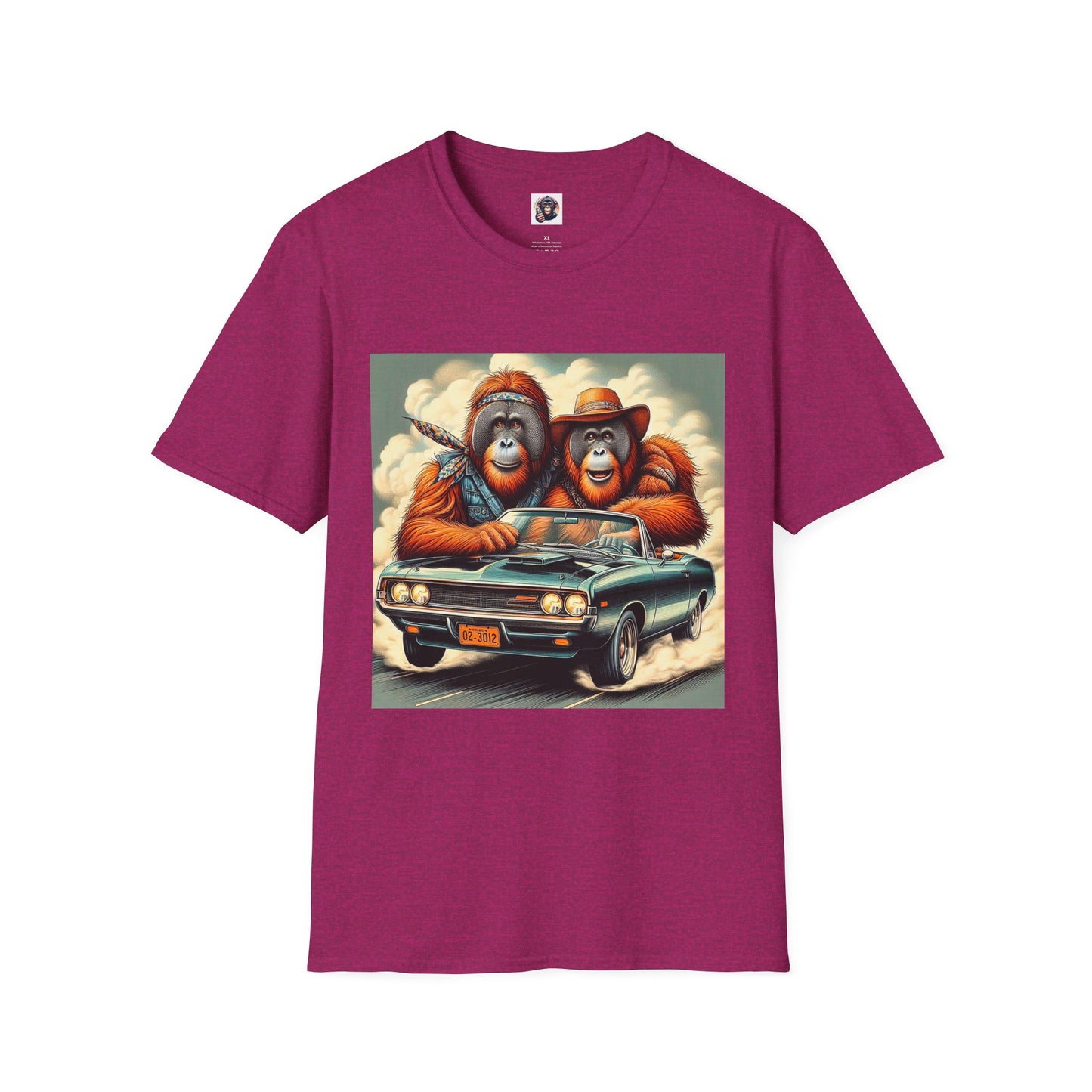 Wacky Orangutans T-Shirt Printify S Antique Heliconia 