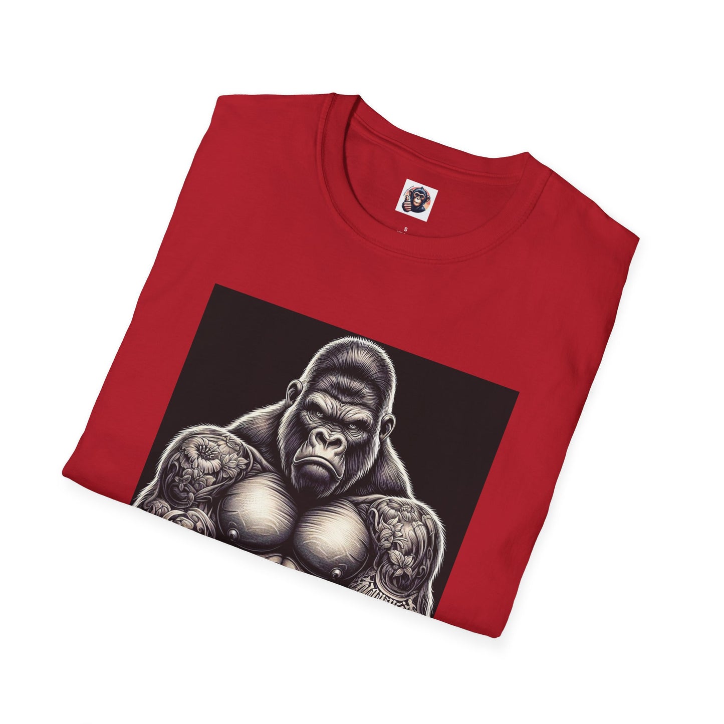 Gorilla T-Shirt Printify   