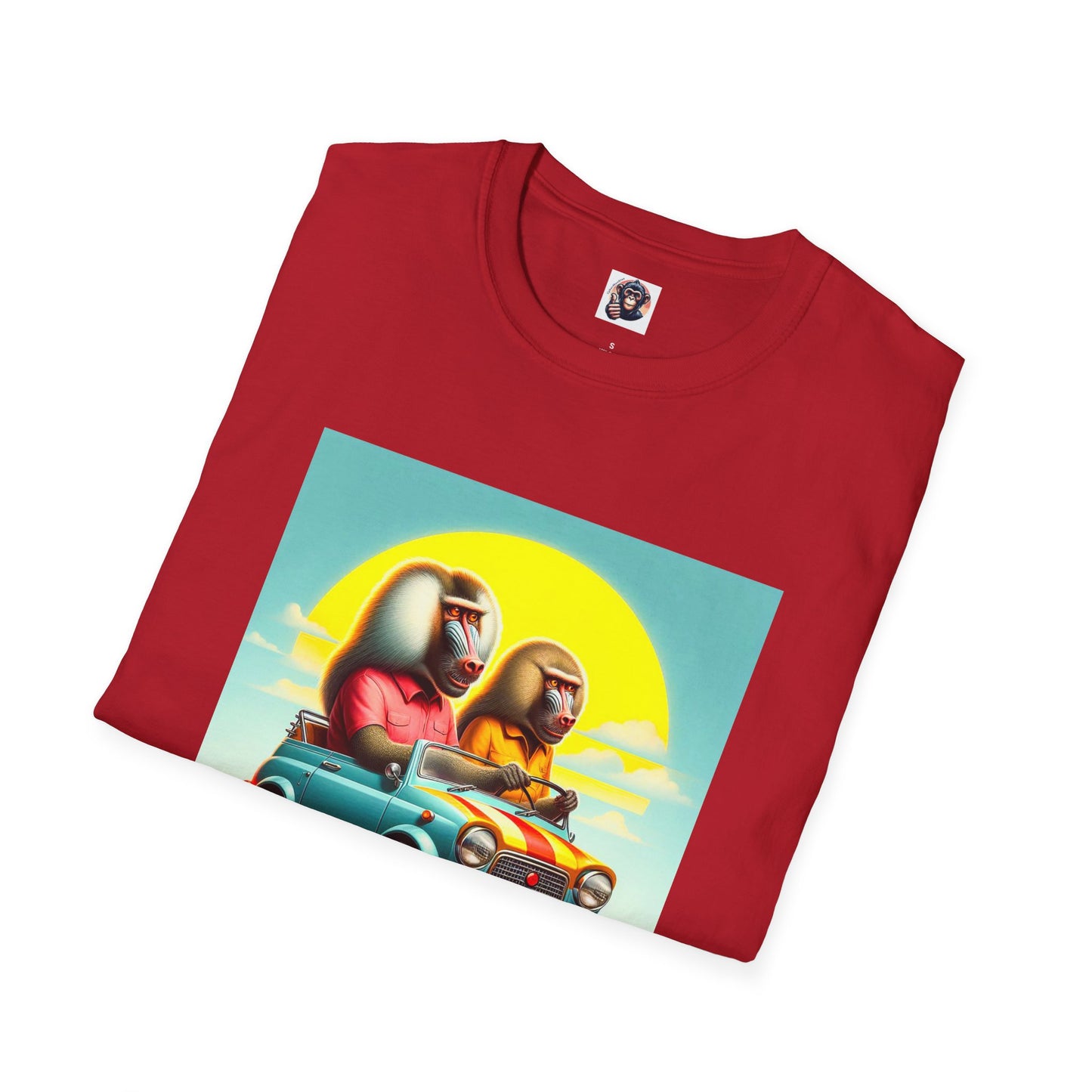 Wacky Baboon T-Shirt Printify   