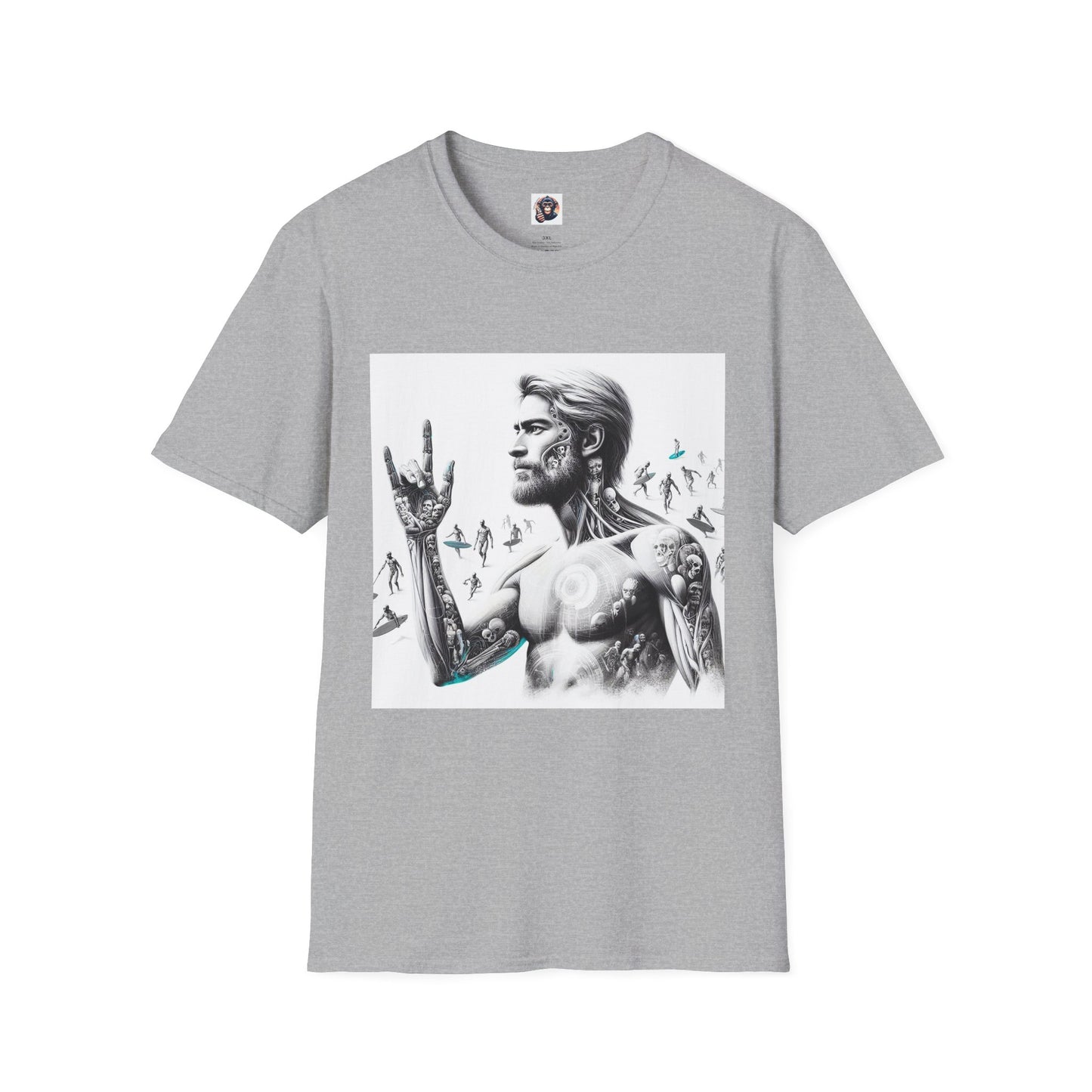 Homo Sapiens T-Shirt Printify XS Sport Grey 