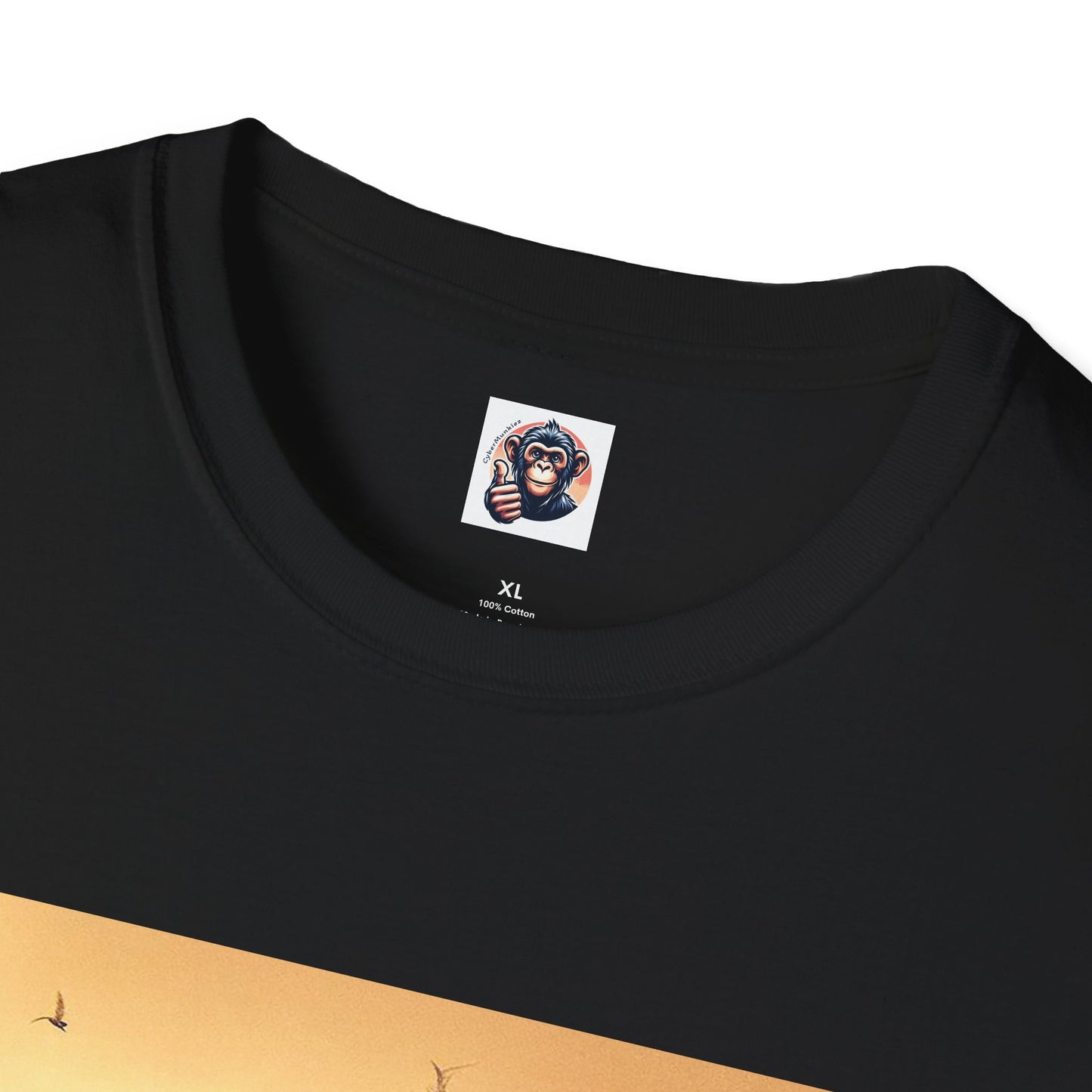 Wacky Capuchin Monkey dessert driving T-Shirt Printify