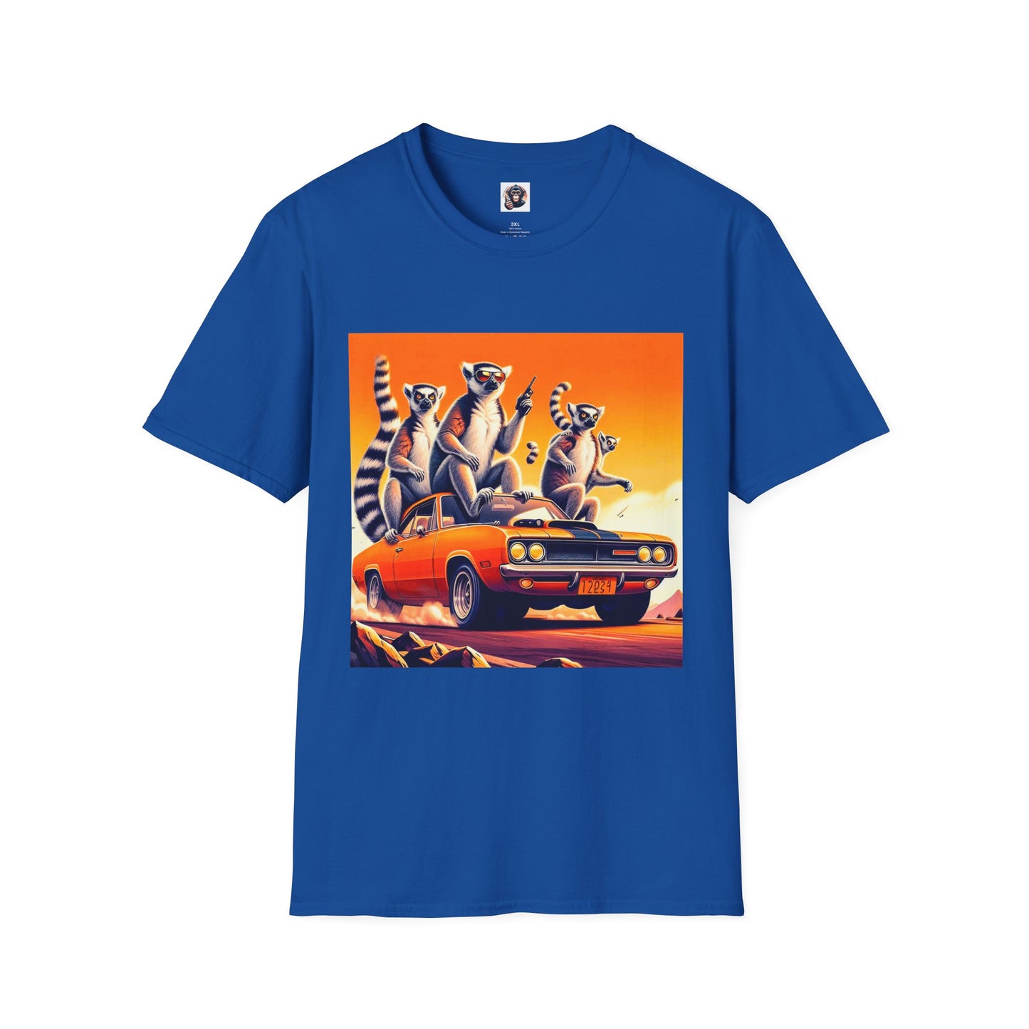 Wacky Lemurs T-Shirt Printify XS Royal 