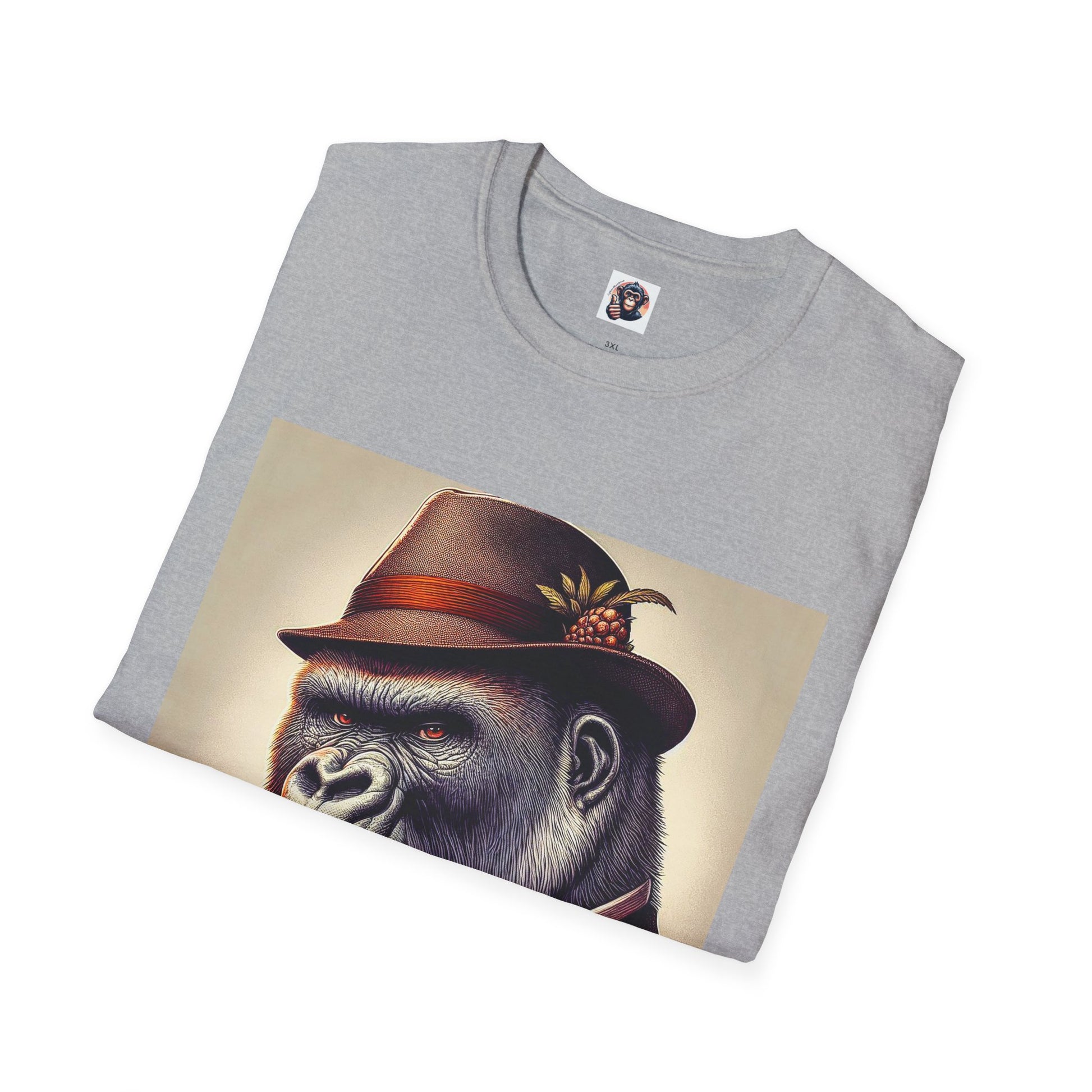 Gorilla T-Shirt Printify   